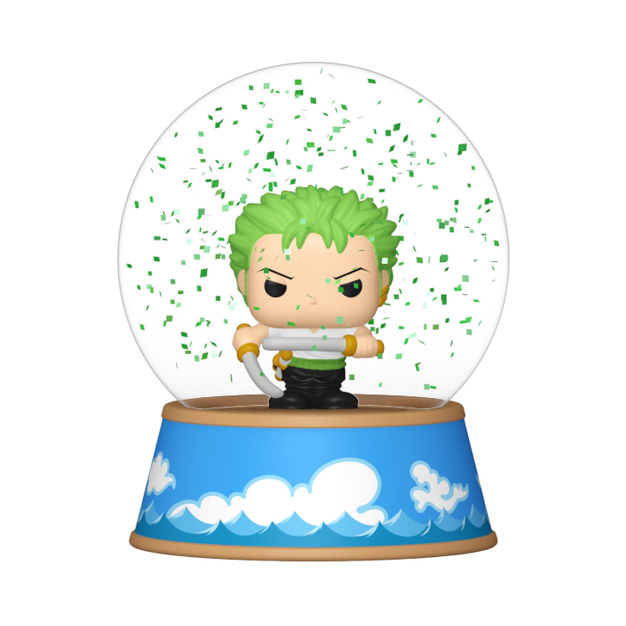 Voir la diapositive 2 : FUNKO Boule à Paillette Zoro - One Piece