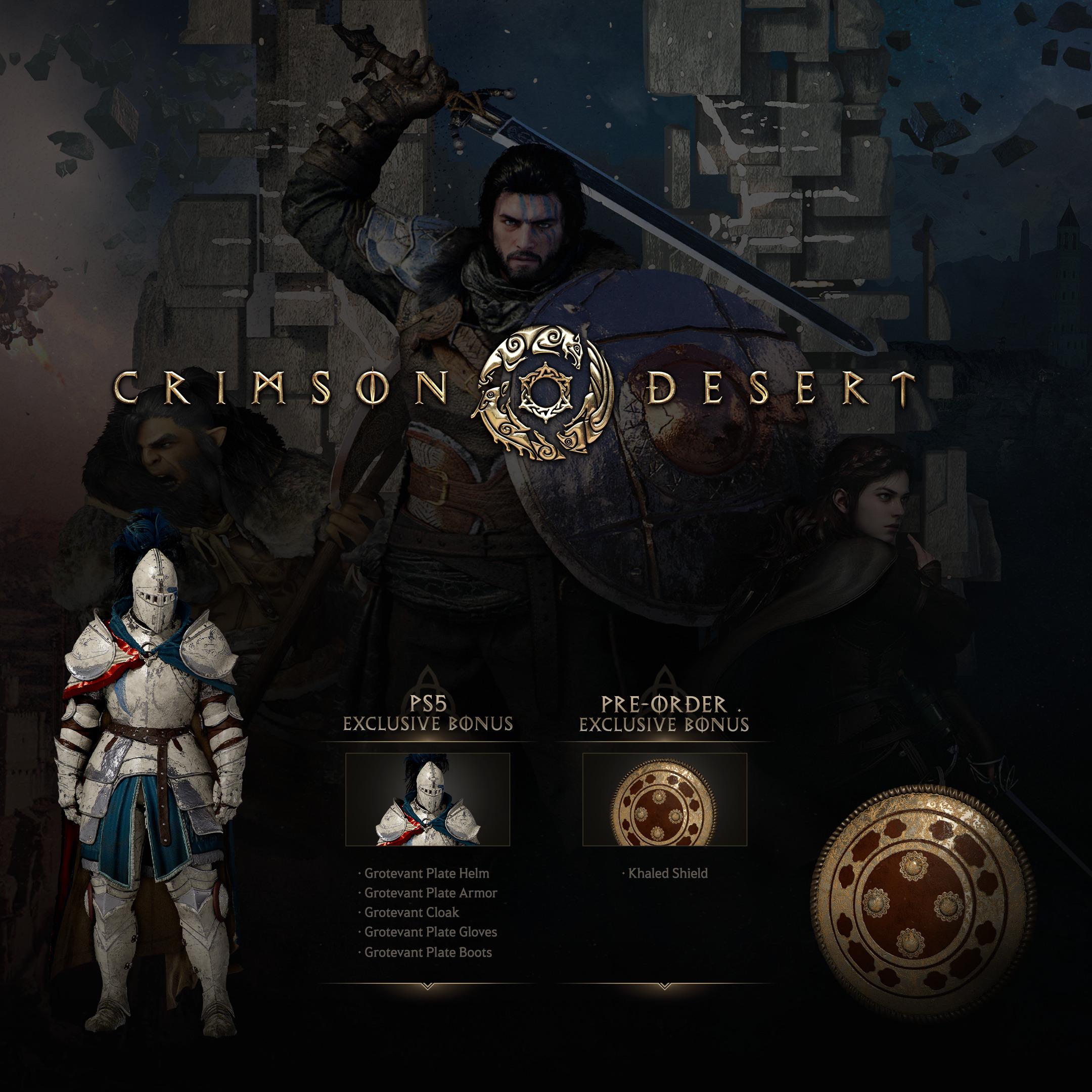 Voir la diapositive 2 : Crimson Desert Day One Edition PS5