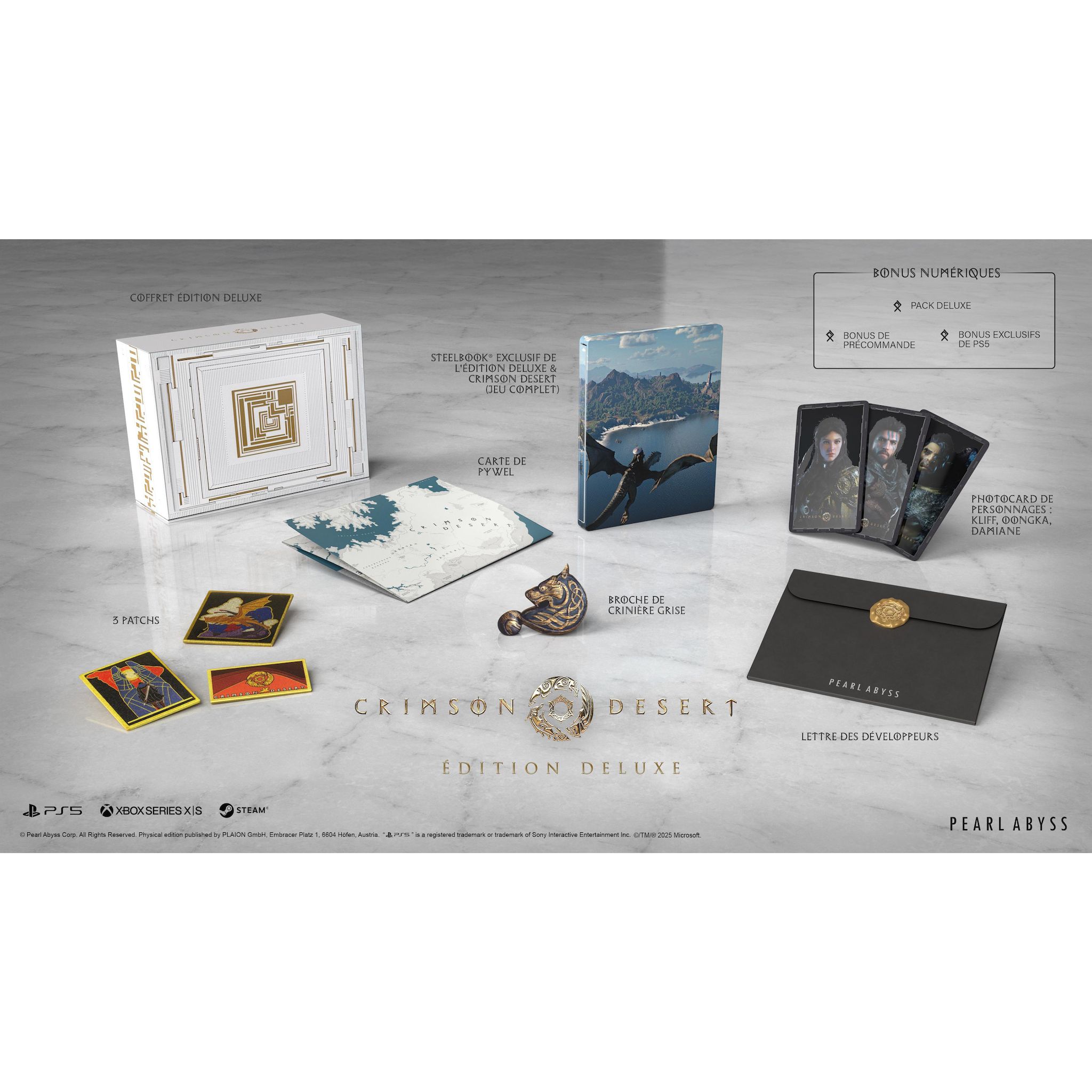 Voir la diapositive 1 : Crimson Desert Deluxe Edition PS5