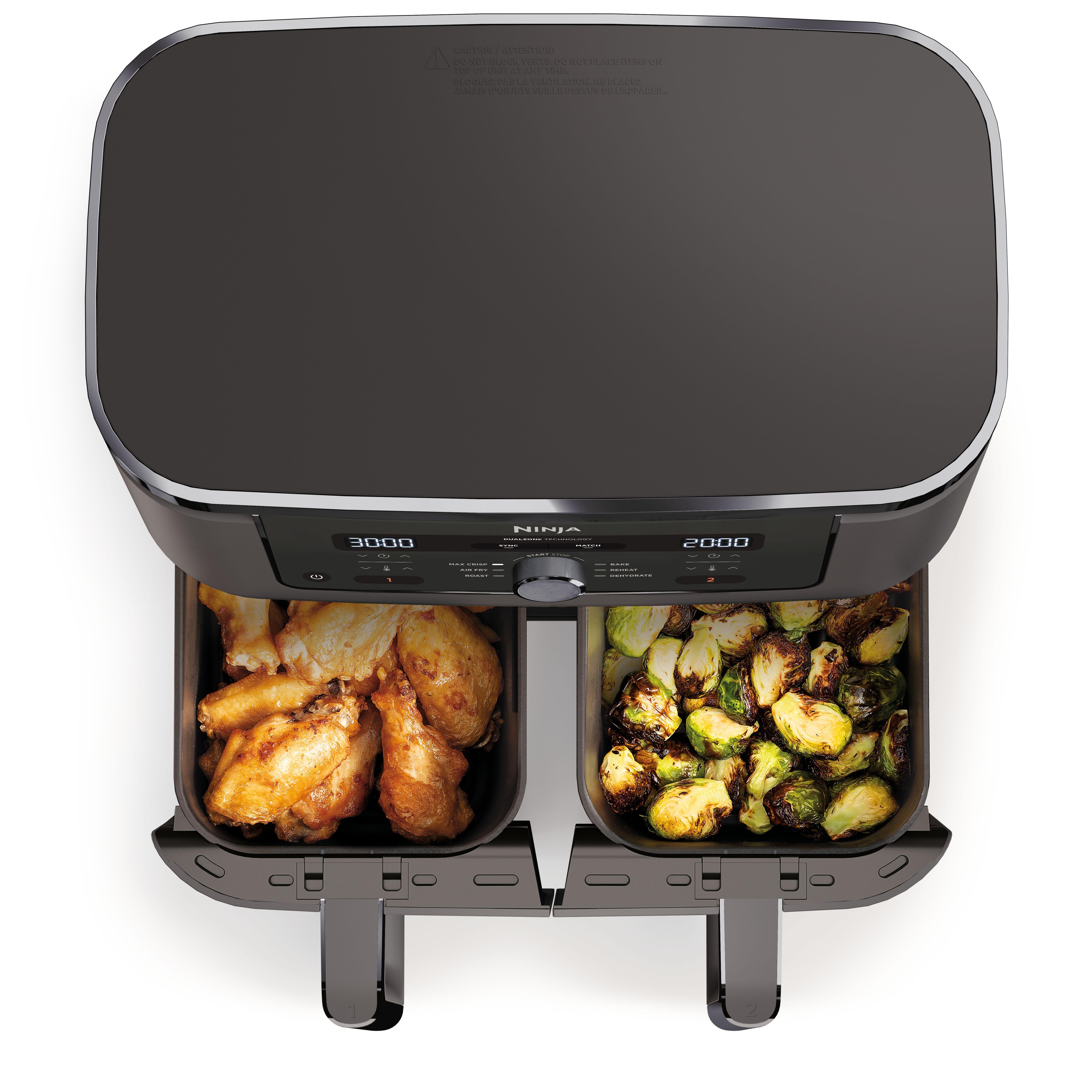 Voir la diapositive 3 : NINJA Friteuse sans huile à air chaud DZ400EU - Noir