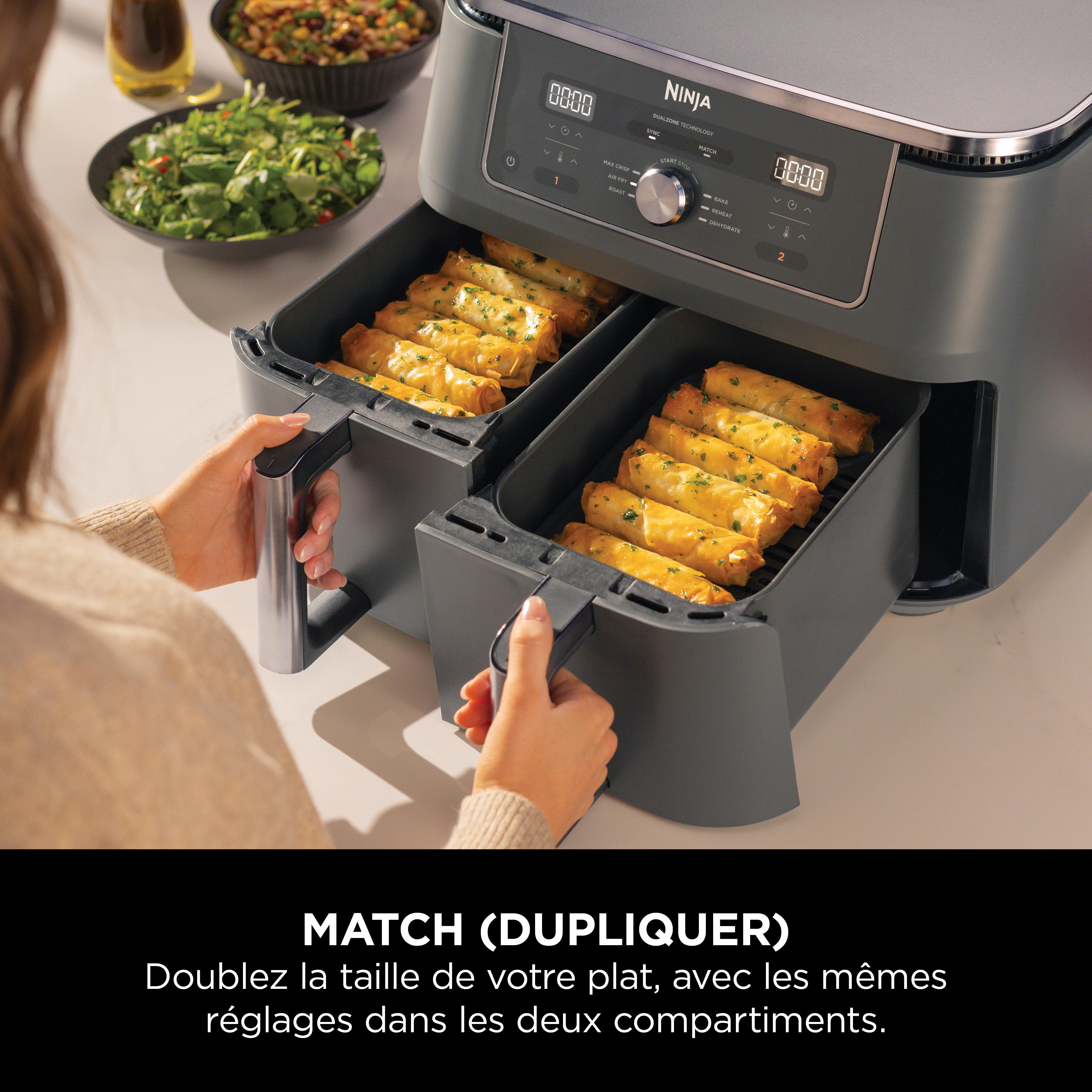 Voir la diapositive 7 : NINJA Friteuse sans huile à air chaud DZ400EU - Noir
