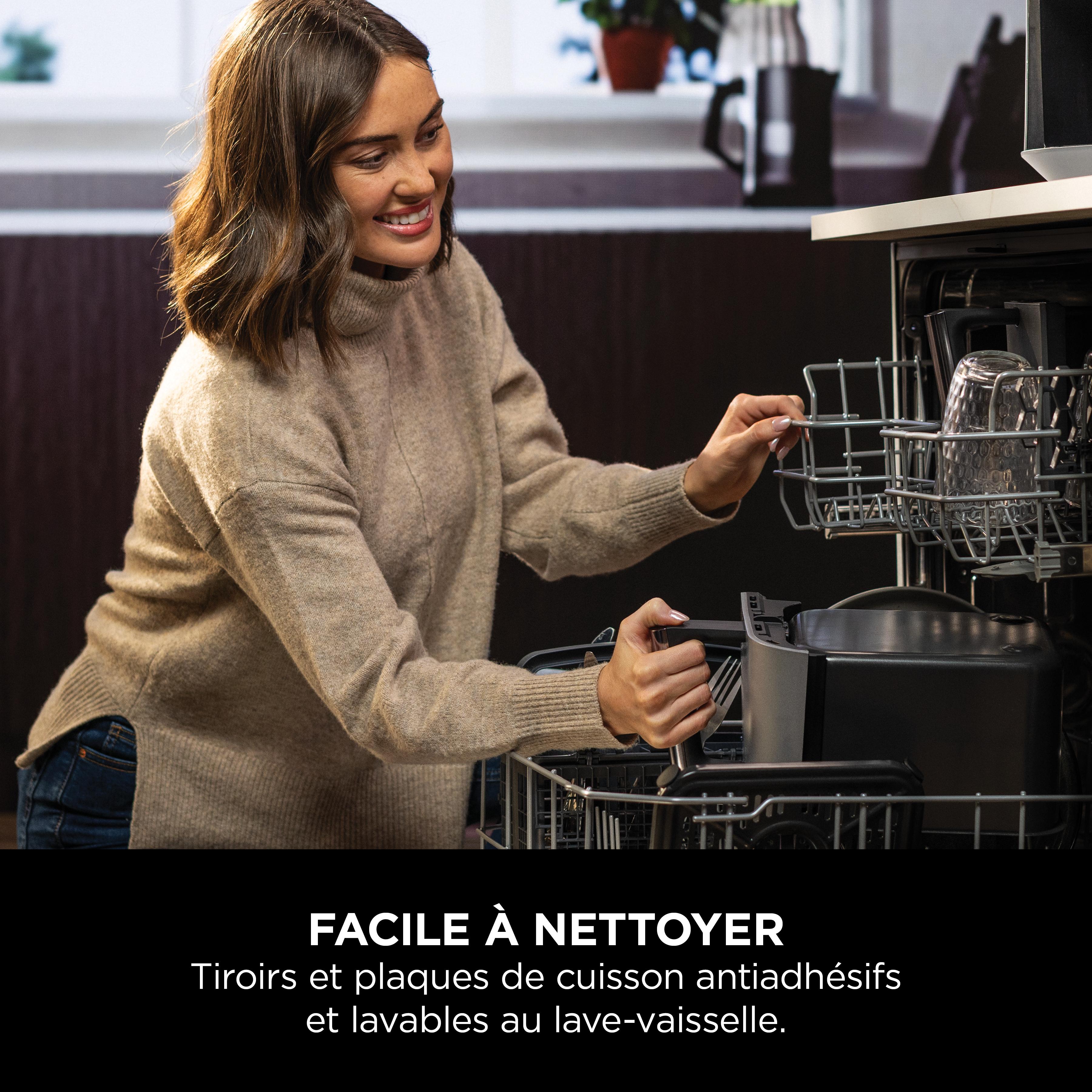 Voir la diapositive 9 : NINJA Friteuse sans huile à air chaud DZ400EU - Noir