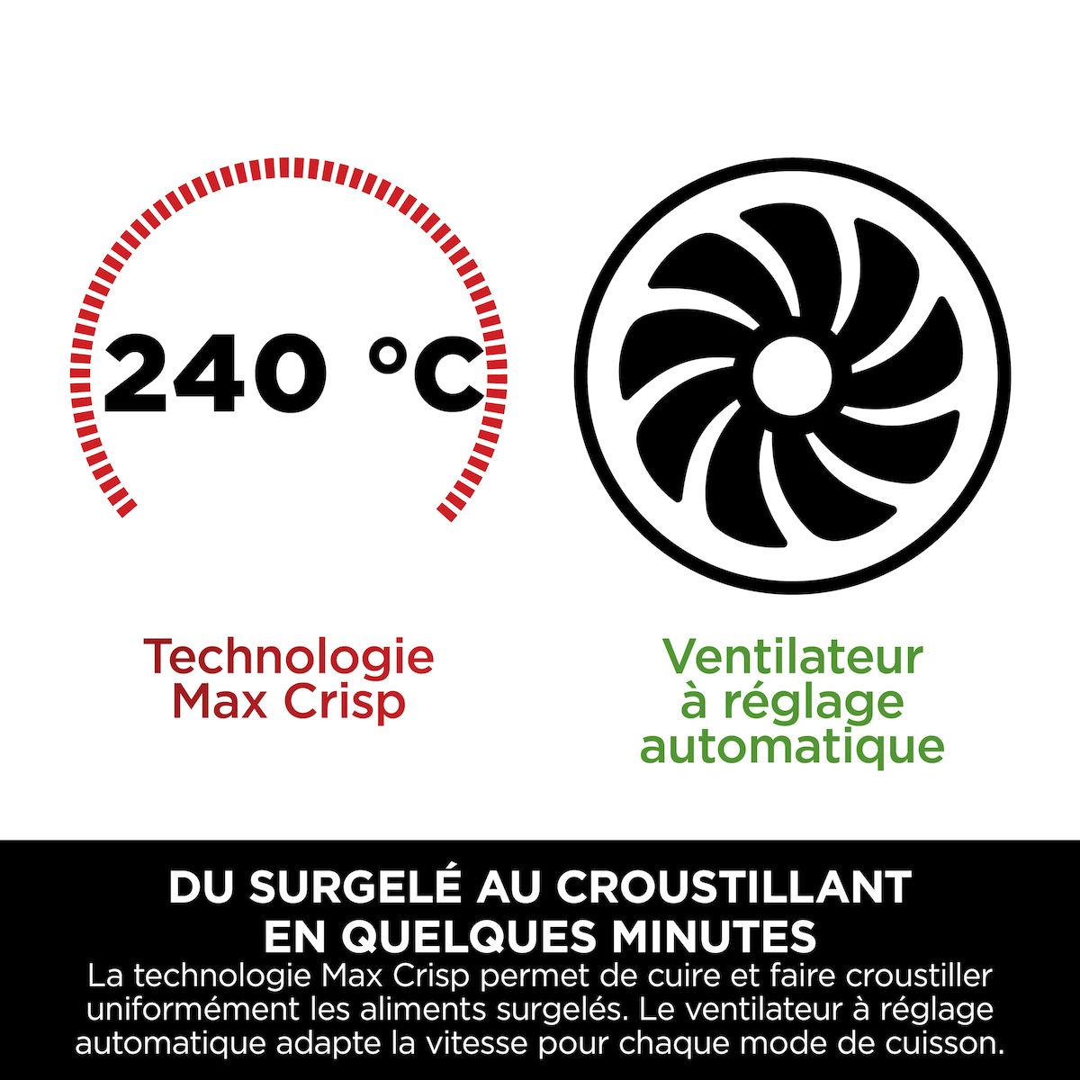 NINJA Friteuse sans huile à air chaud DZ300EU - Noir