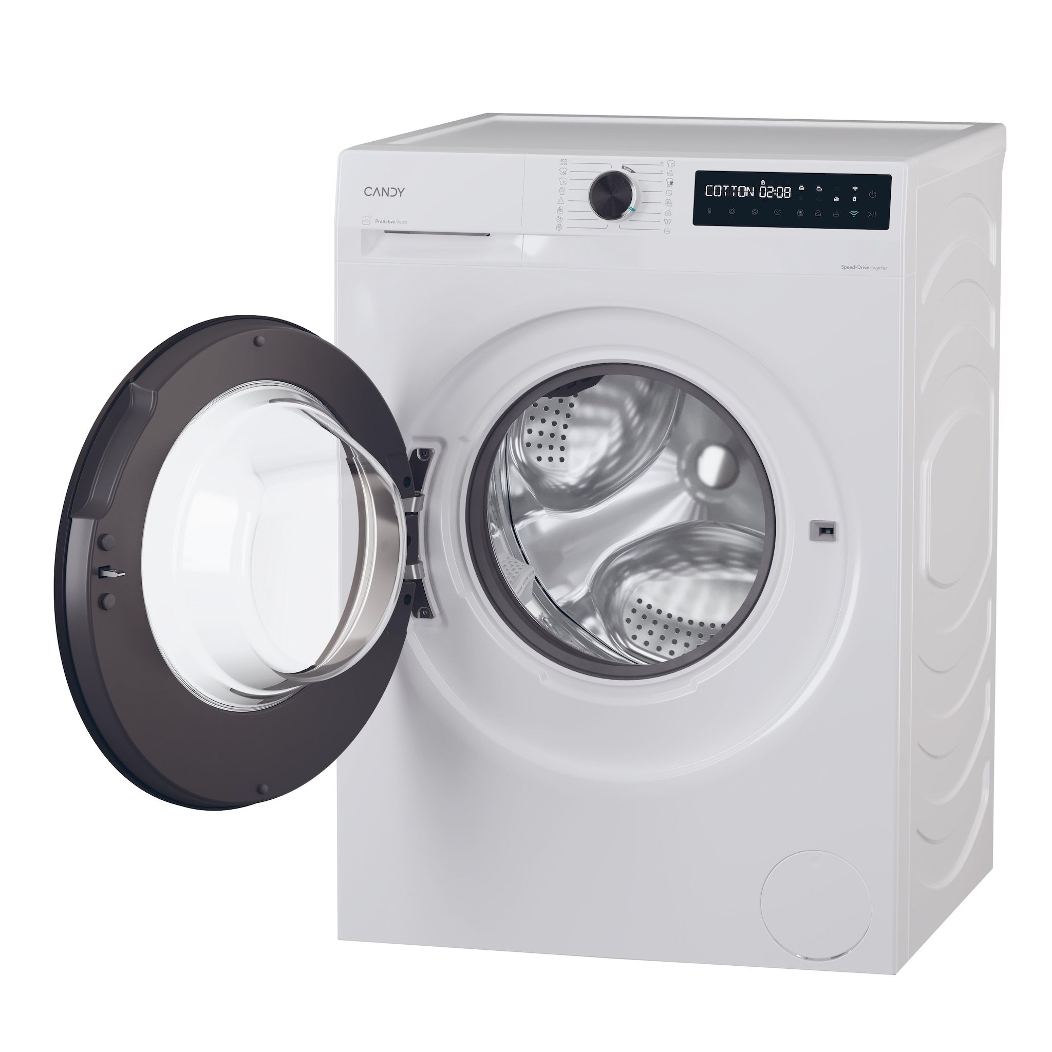 Voir la diapositive 5 : CANDY Lave linge hublot BR49B8S, 9 kg, 1400 T/min, A