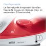 Voir la diapositive 6 : BRAUN Fer à repasser SI1019RD - Rouge et blanc