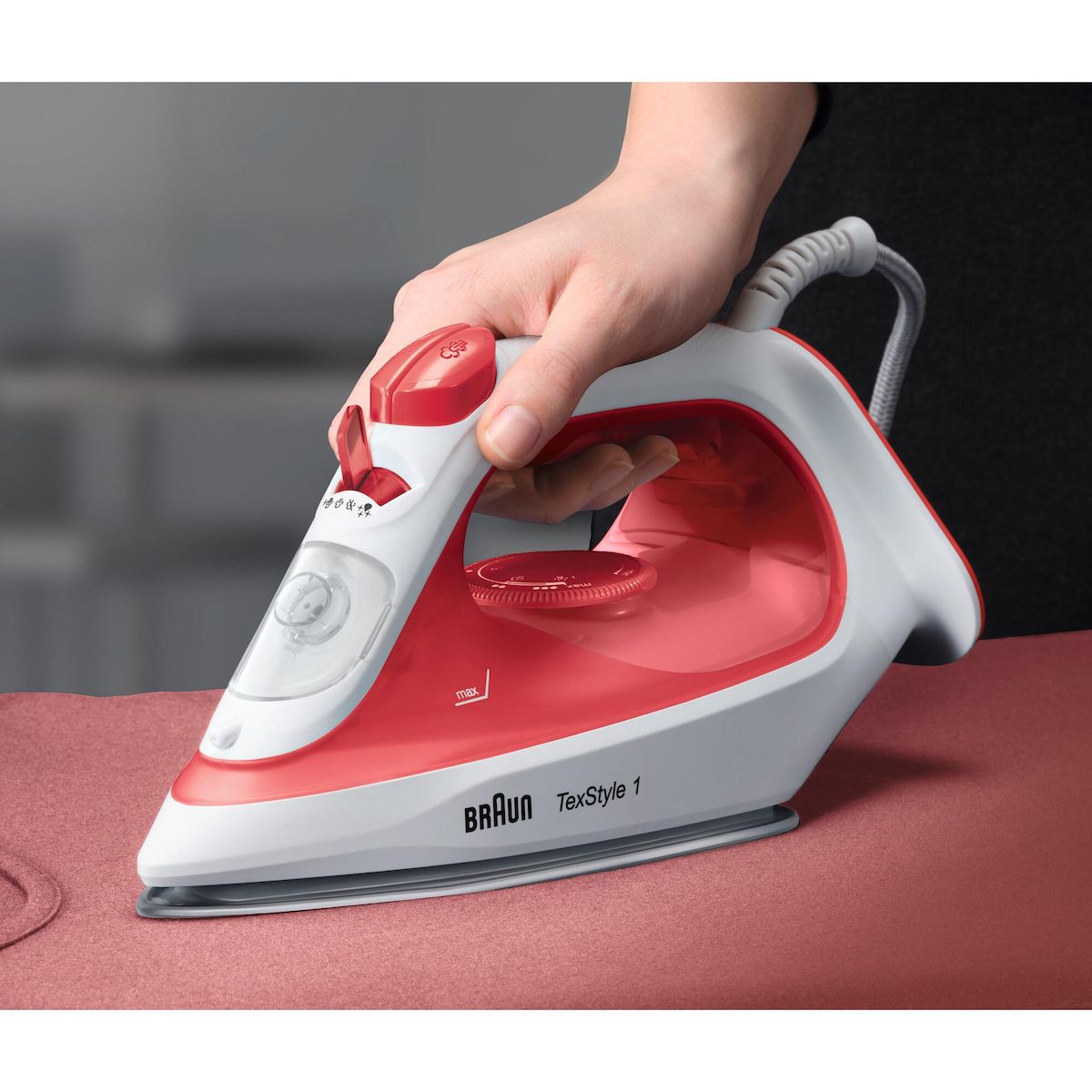 BRAUN Fer à repasser SI1019RD - Rouge et blanc