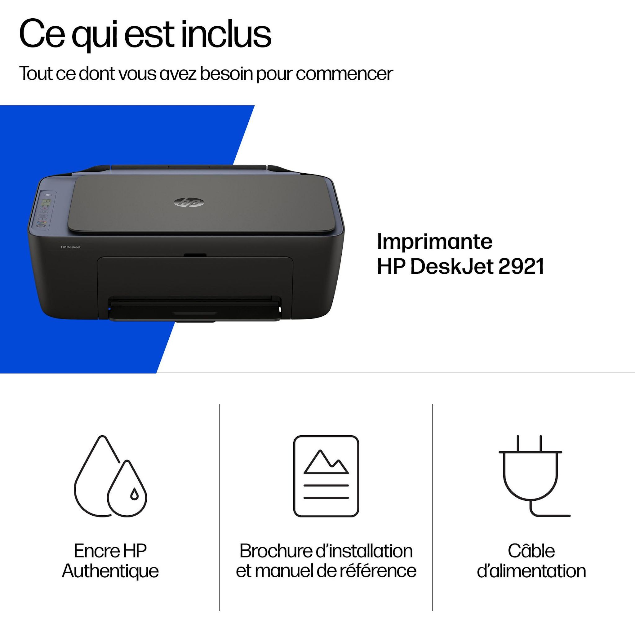 Voir la diapositive 6 : HP Imprimante DJ 2921