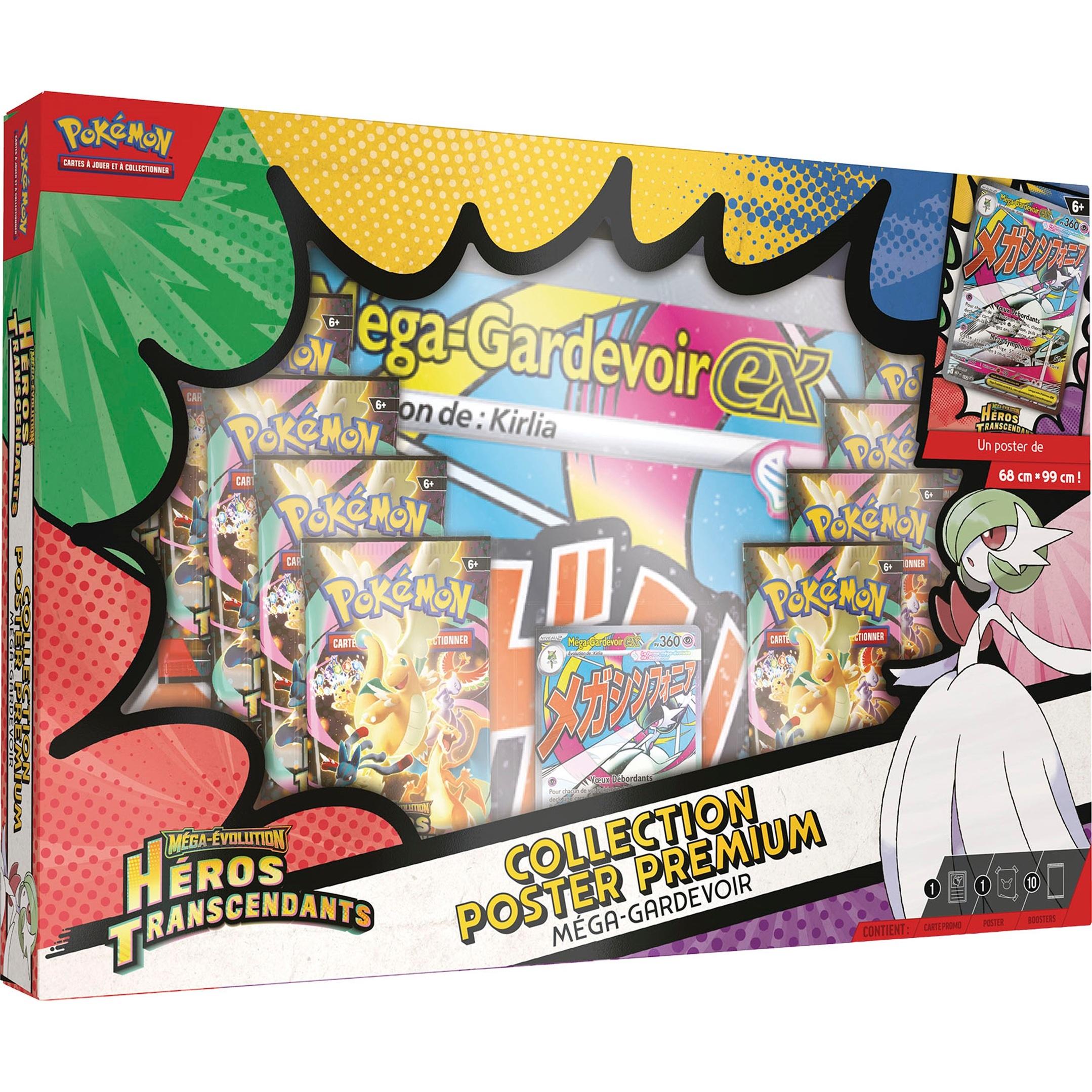 Voir la diapositive 2 : POKEMON Coffret Poster Premium Mega Évolution Héros Transcendant