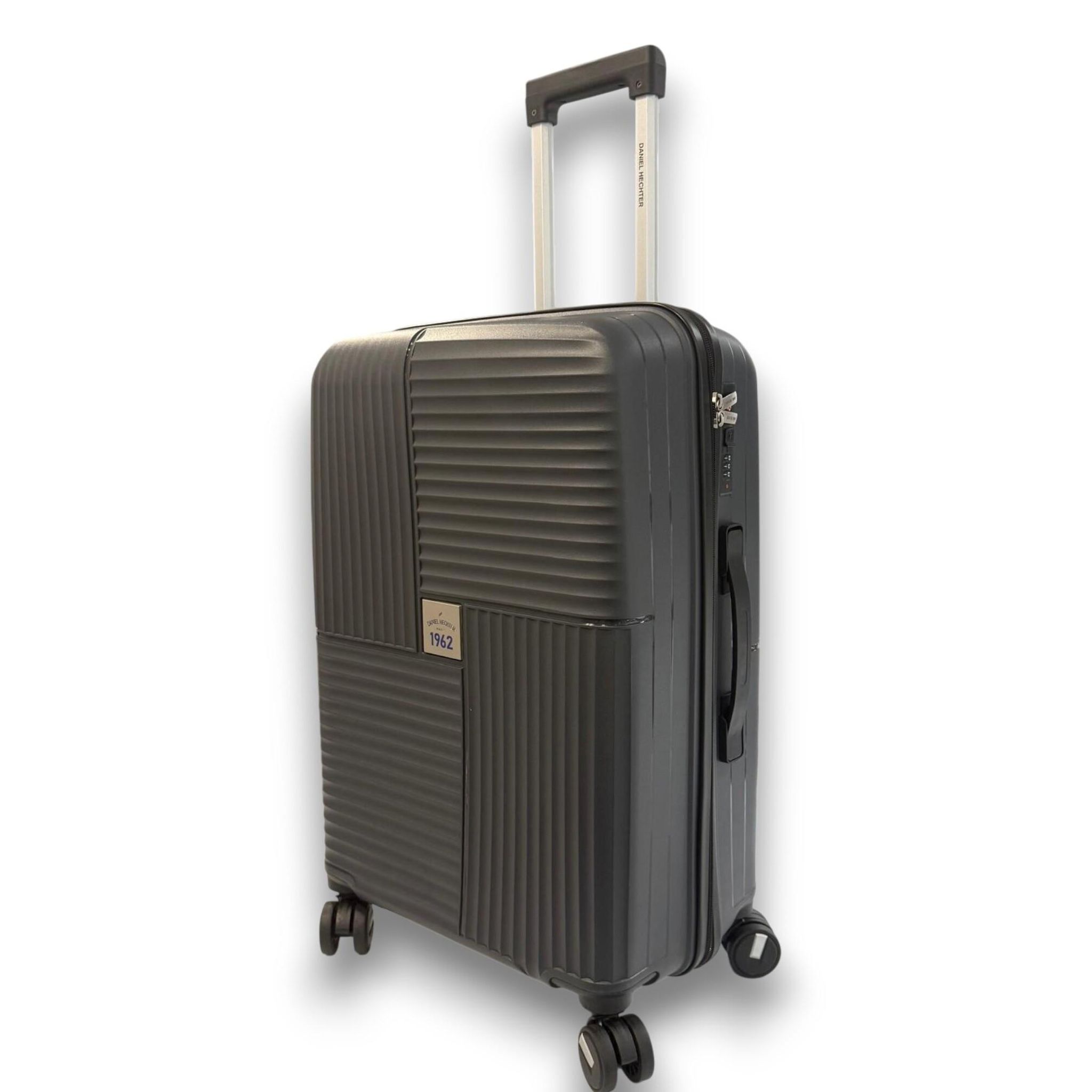 INTERSOLD Valise Daniel Hechter 50cm 8 roues - Gris