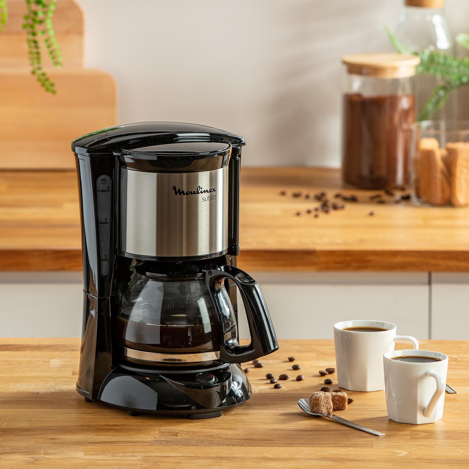 Voir la diapositive 2 : MOULINEX Cafetière filtre FG150813 - Noir