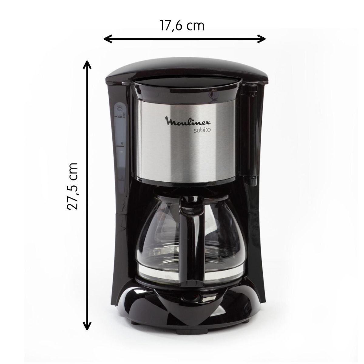 MOULINEX Cafetière filtre FG150813 - Noir