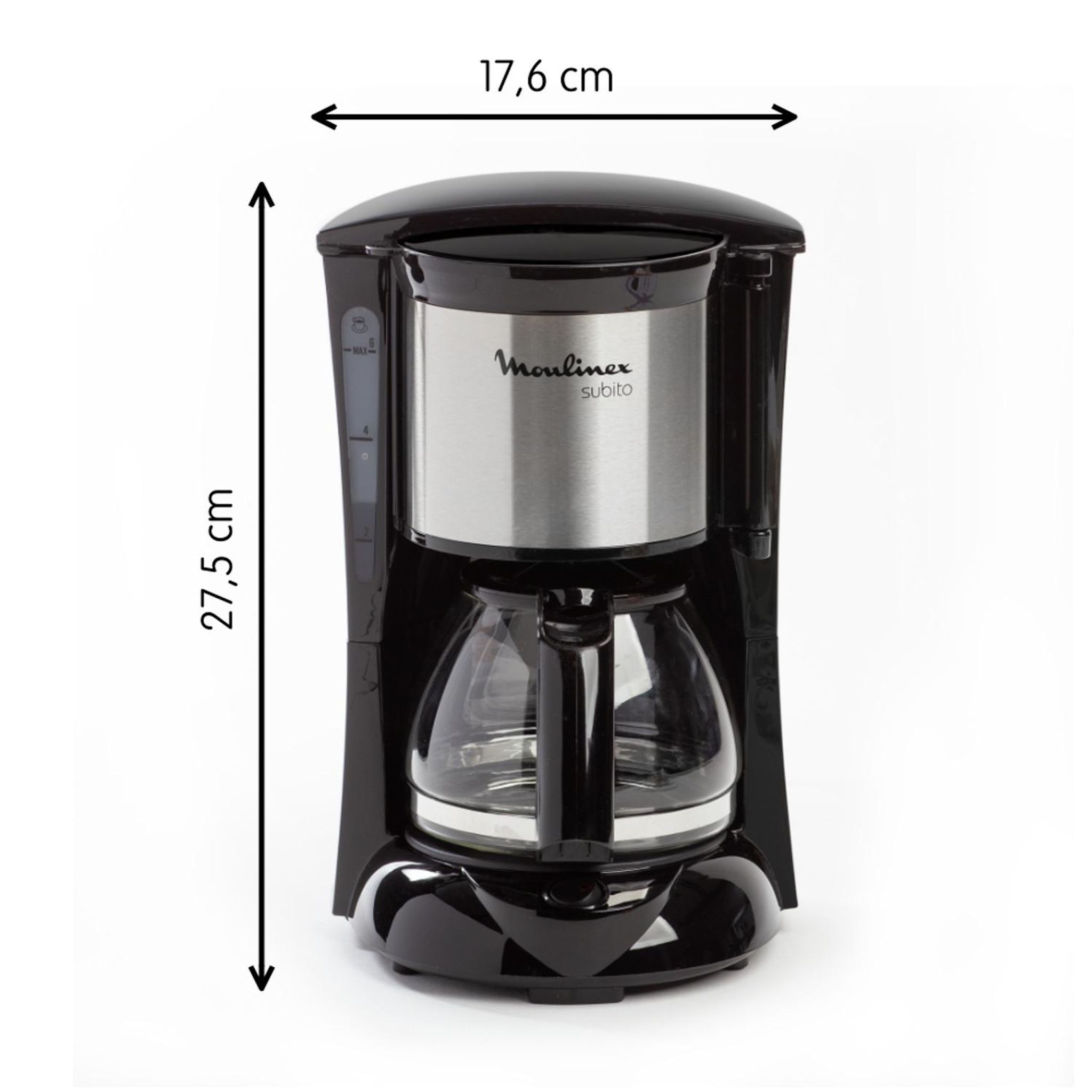 Voir la diapositive 6 : MOULINEX Cafetière filtre FG150813 - Noir