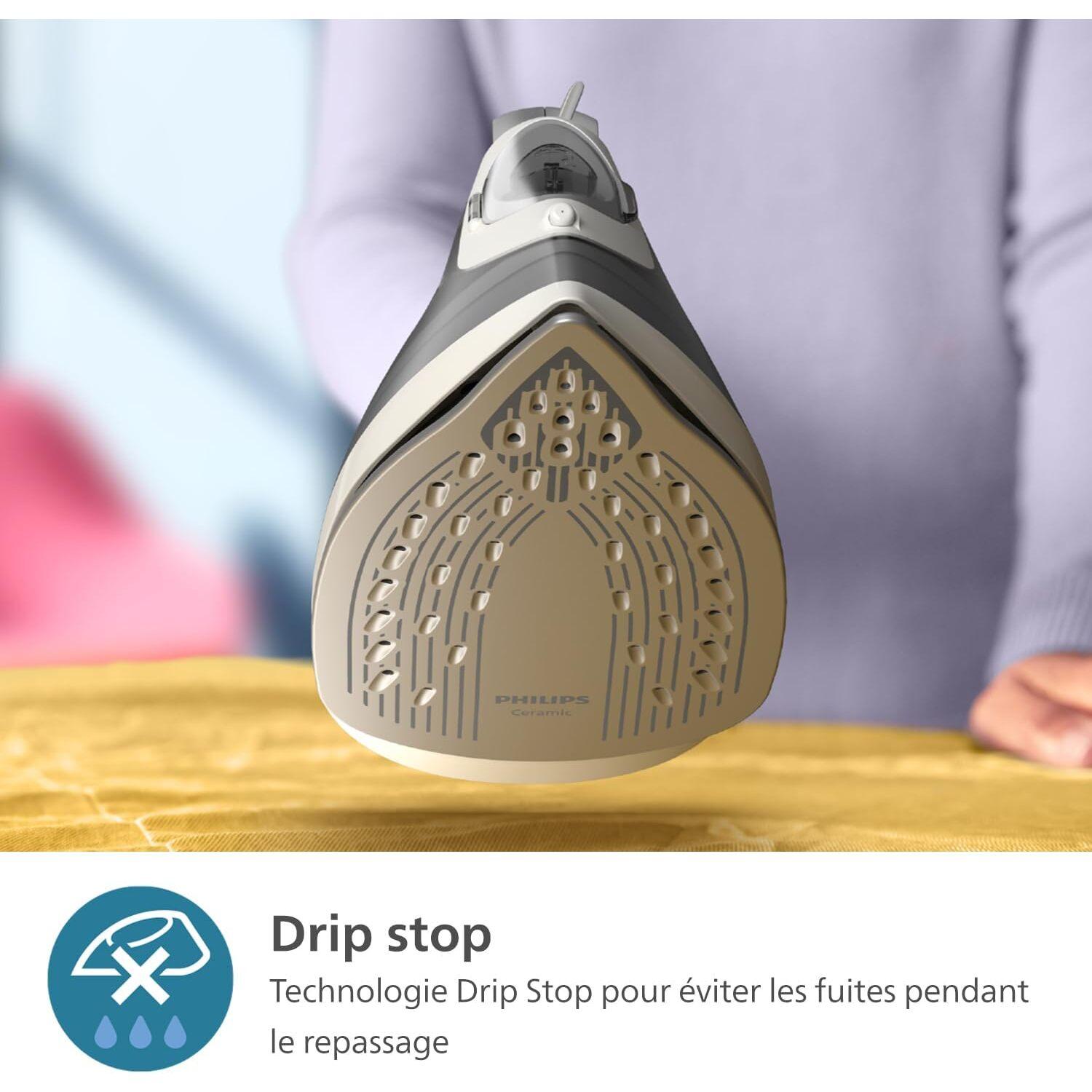 Voir la diapositive 4 : PHILIPS Fer à repasser DST2020/80 - Gris