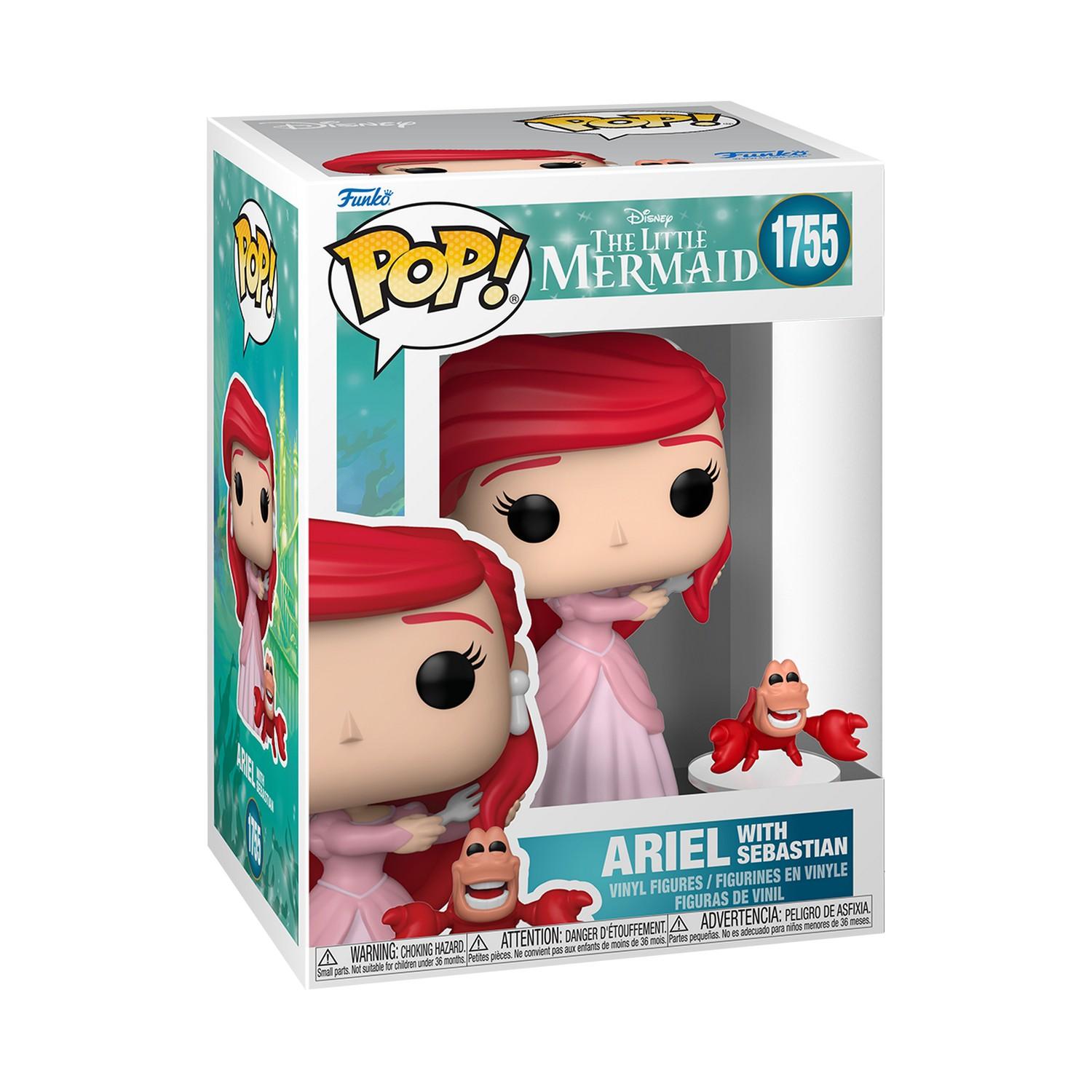 FUNKO Figurine pop La Petite Sirène Ariel et Sébastien Disney