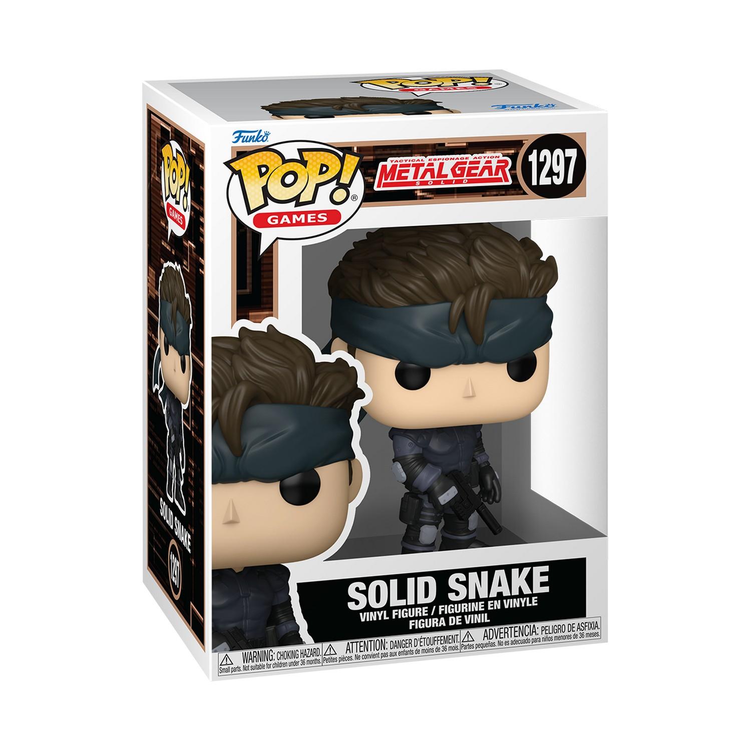 FUNKO Figurine pop Solid Snake Metal Gear Solid