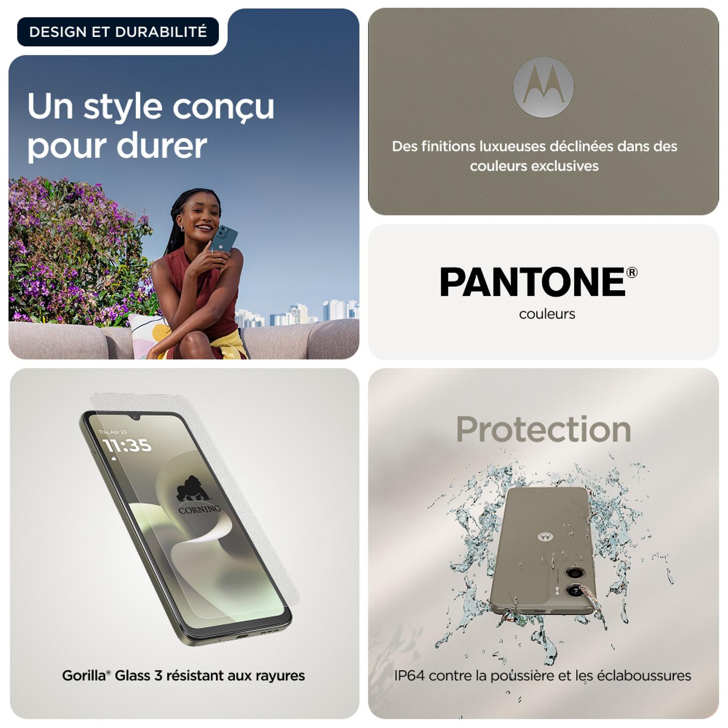 Voir la diapositive 8 : MOTOROLA G06 Power 256Go - Kaki