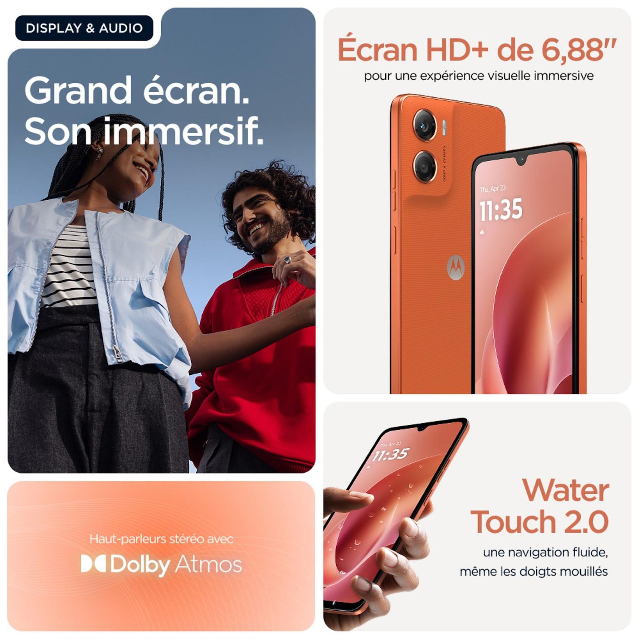 Voir la diapositive 8 : MOTOROLA G06 64Go - Orange