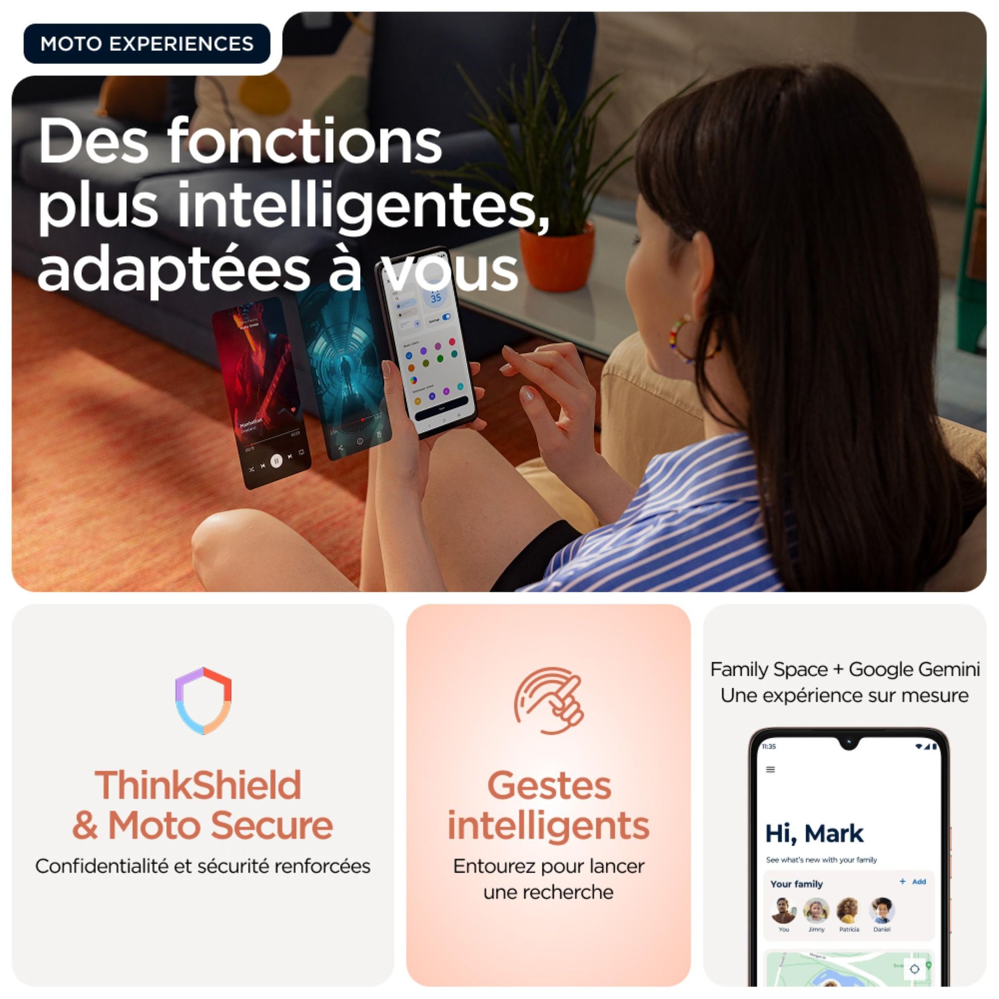 Voir la diapositive 11 : MOTOROLA G06 64Go - Orange