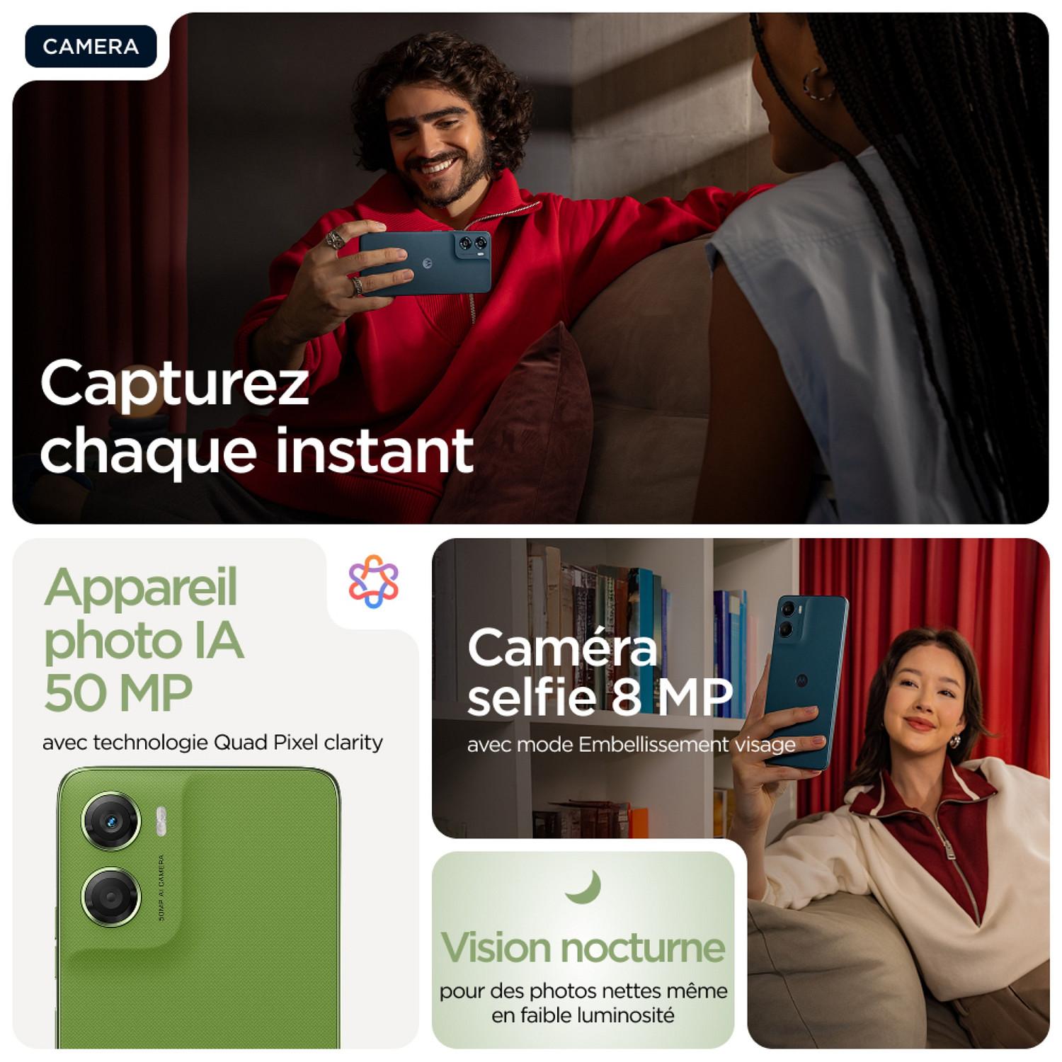 Voir la diapositive 5 : MOTOROLA G06 128Go - Vert