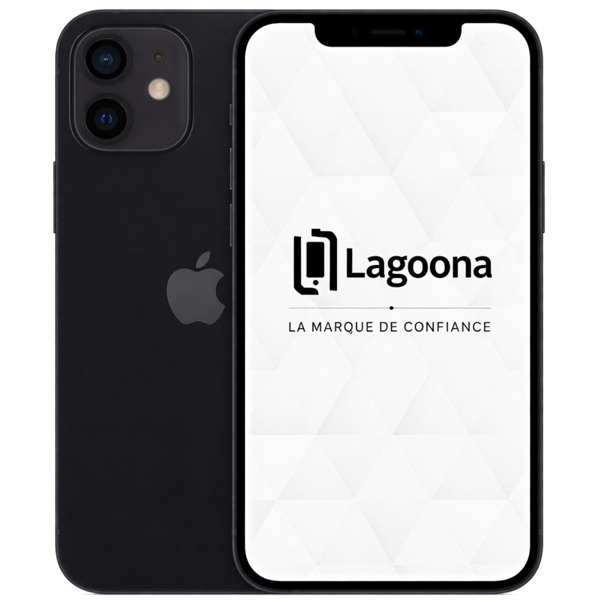 APPLE iPhone 12 reconditionné 128Go - Lagoona - Grade A - Noir
