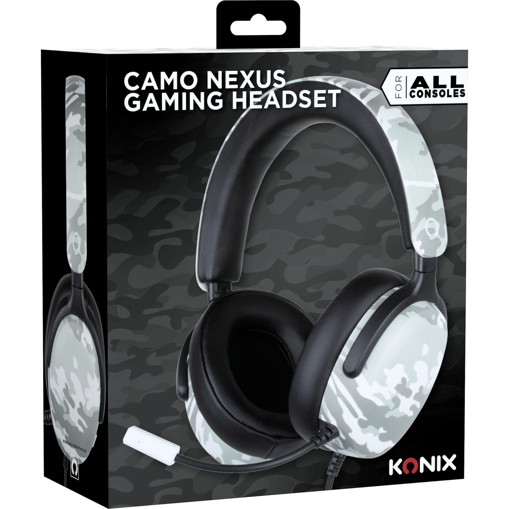 Voir la diapositive 4 : KONIX Casque Gaming Filaire Nexus Camo Multiplateforme