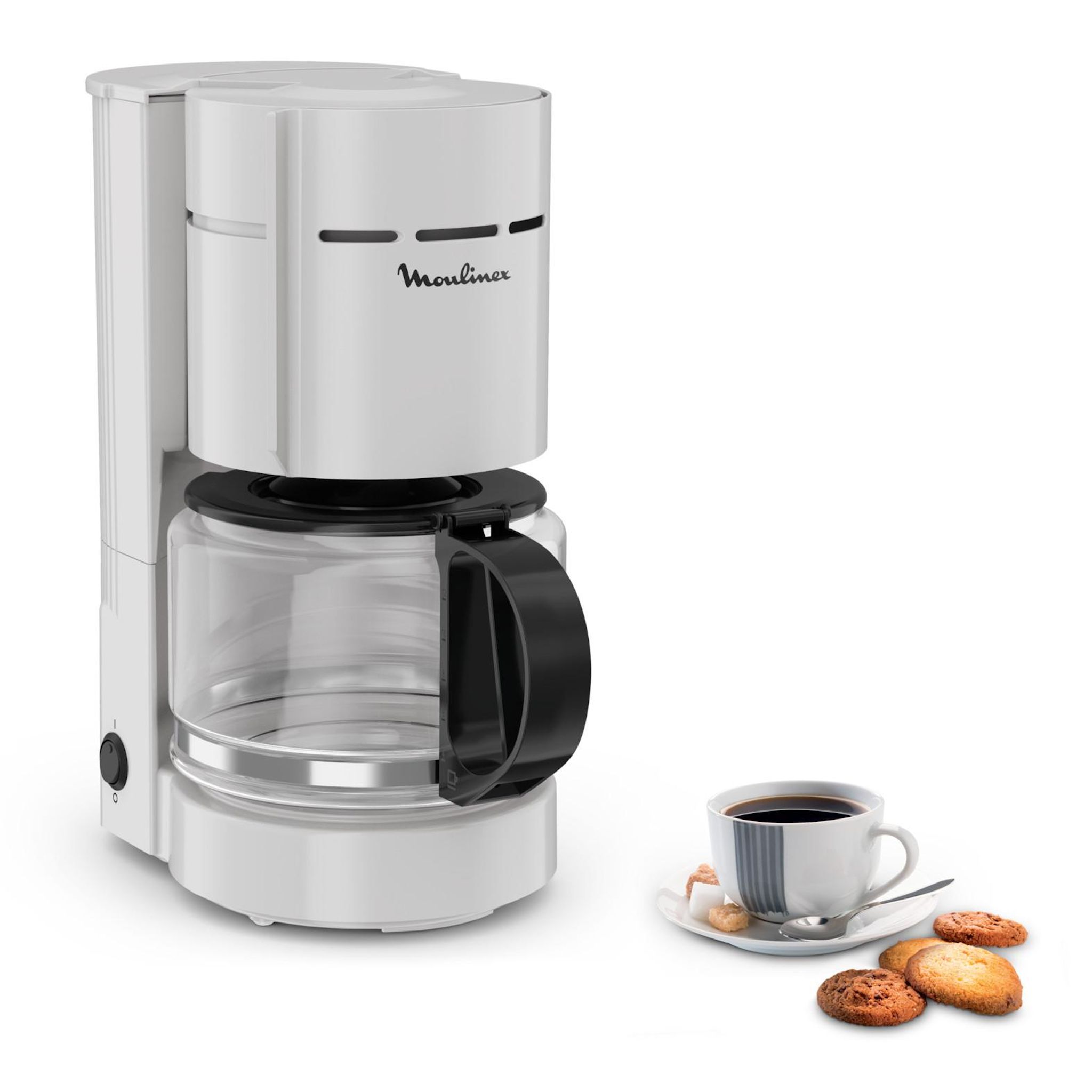 MOULINEX Cafetière filtre FG121B10 - Gris