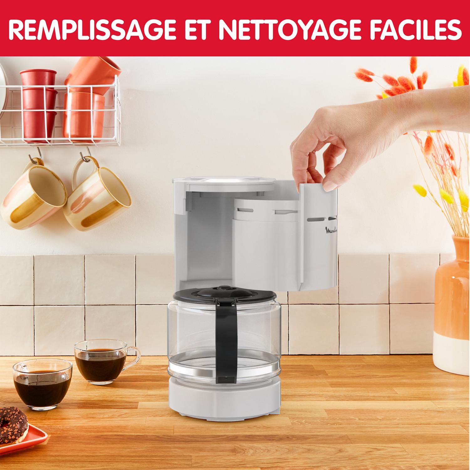 Voir la diapositive 3 : MOULINEX Cafetière filtre FG121B10 - Gris