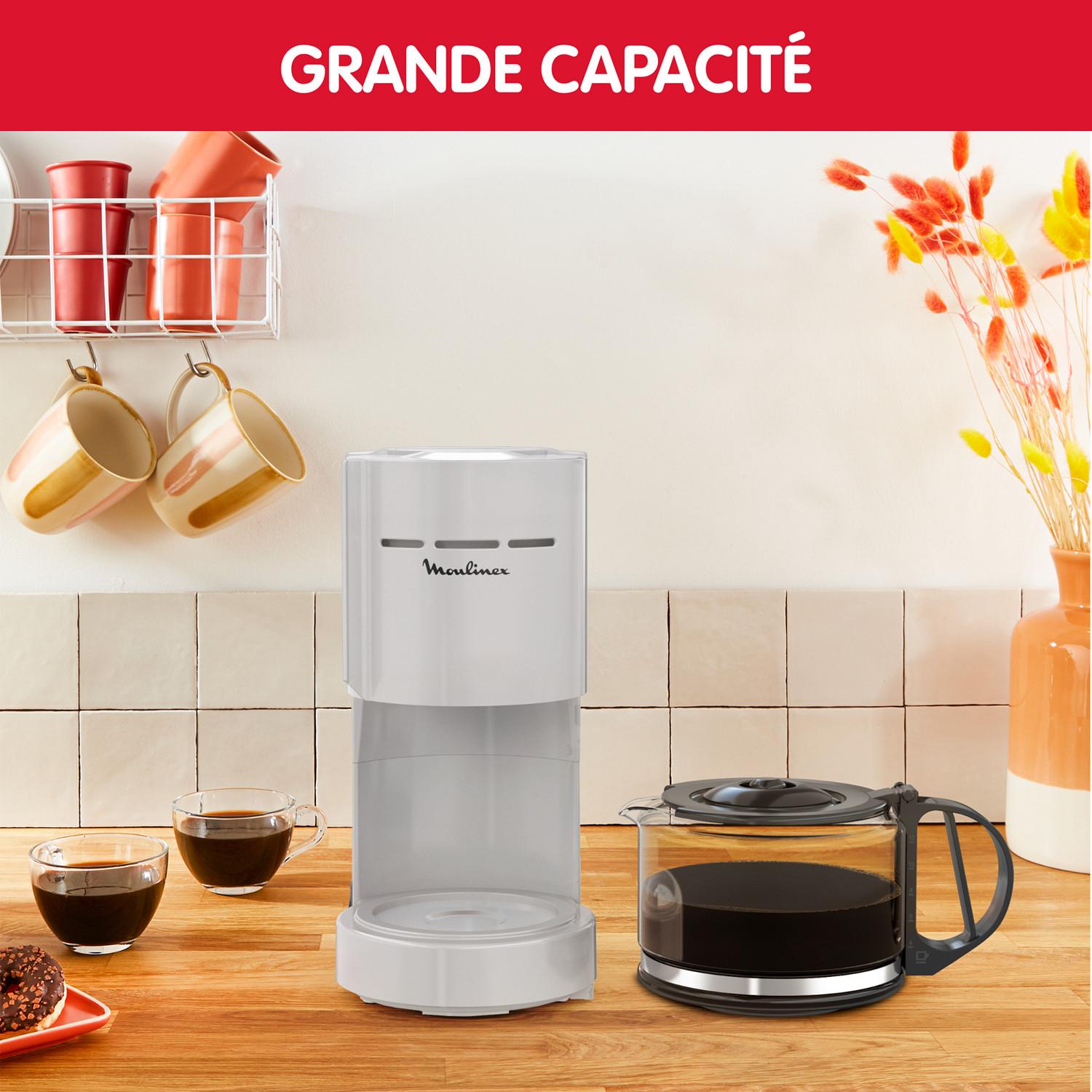 Voir la diapositive 5 : MOULINEX Cafetière filtre FG121B10 - Gris