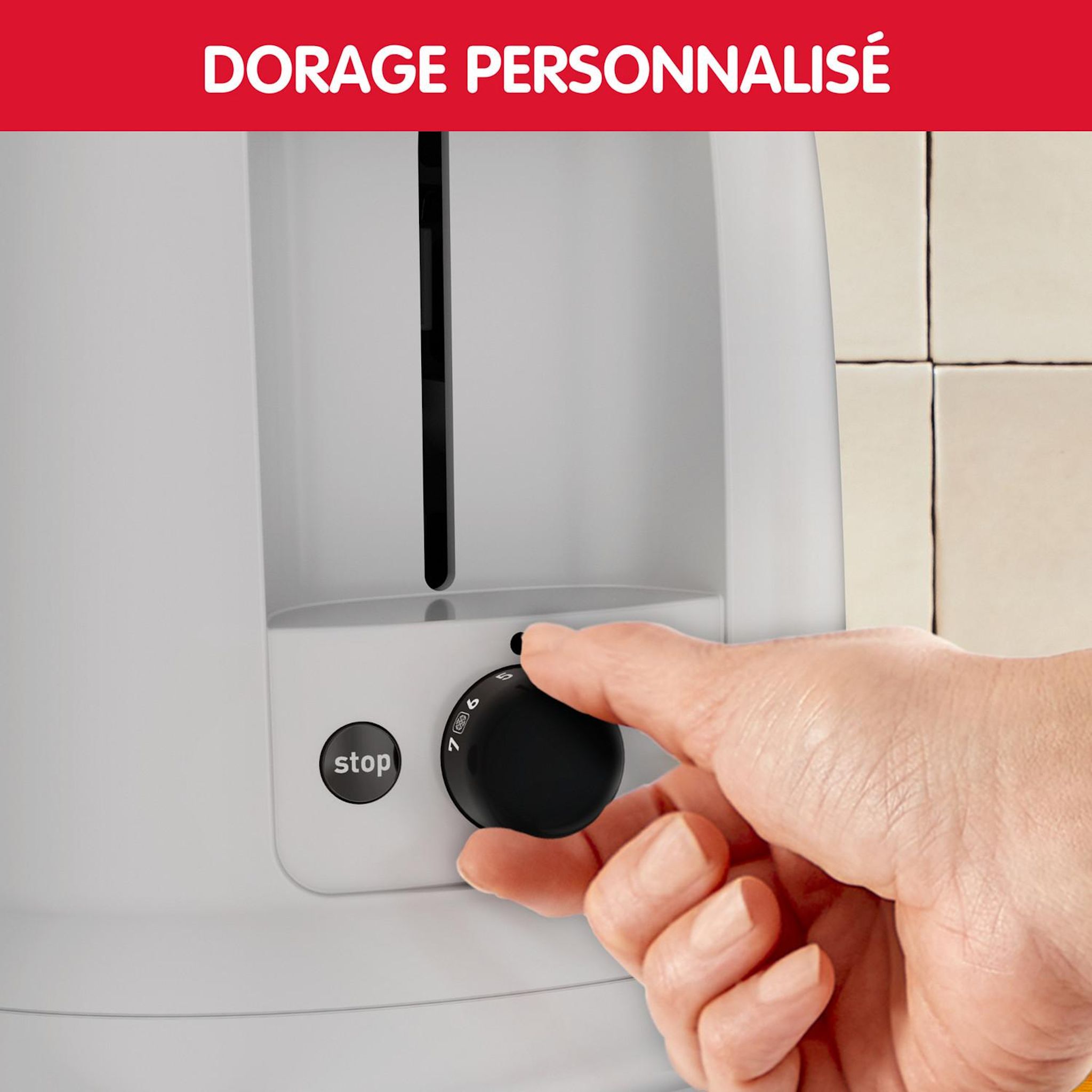 Voir la diapositive 3 : MOULINEX Grille-pain LT160B10 - Gris