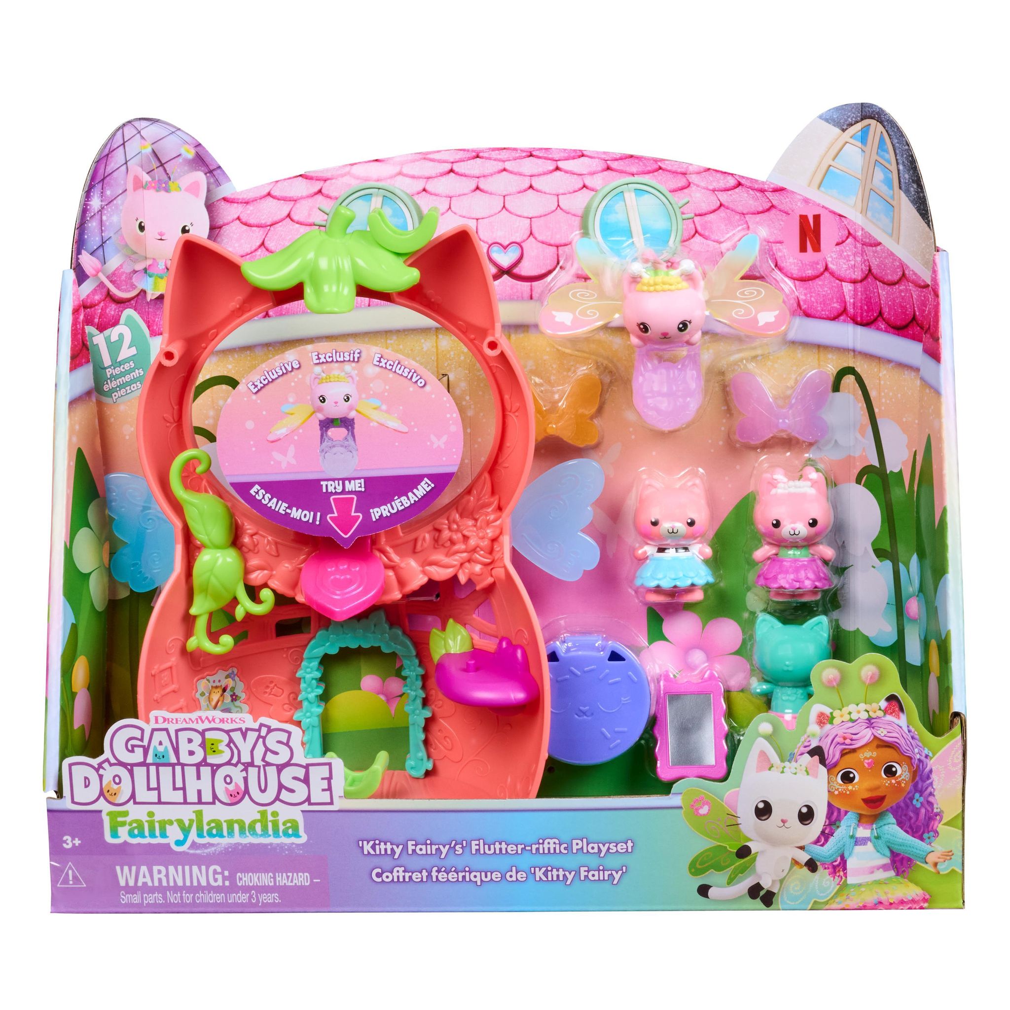 SPIN MASTER Playset Fée magique Fairylandia Gabby et la maison magique