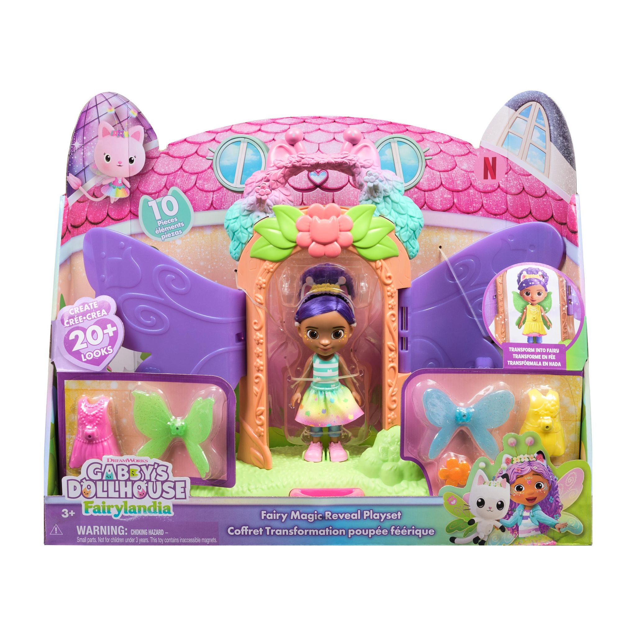 SPIN MASTER Playset poupée Fairylandia Gabby et la maison magique