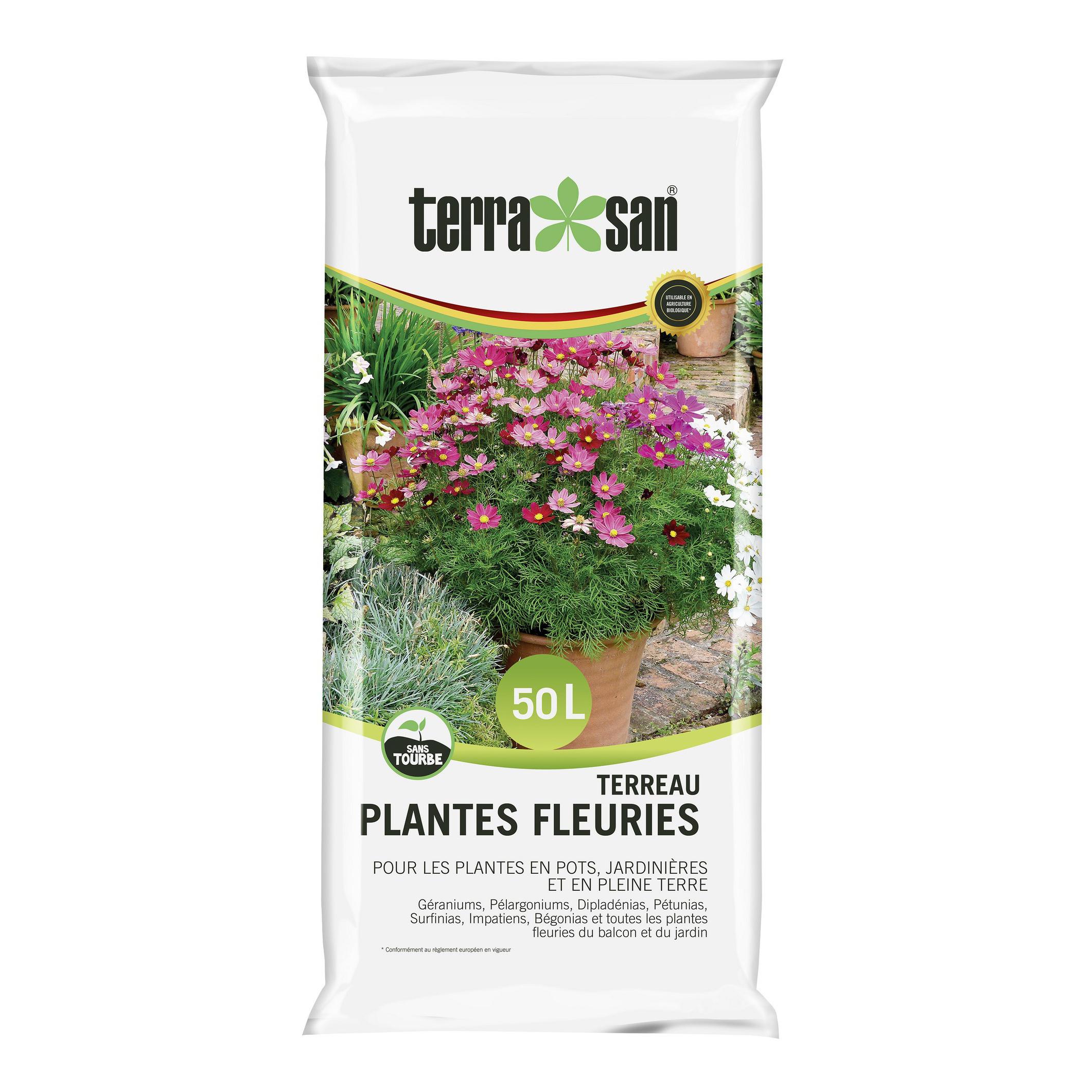 Terreau fleurs 50l