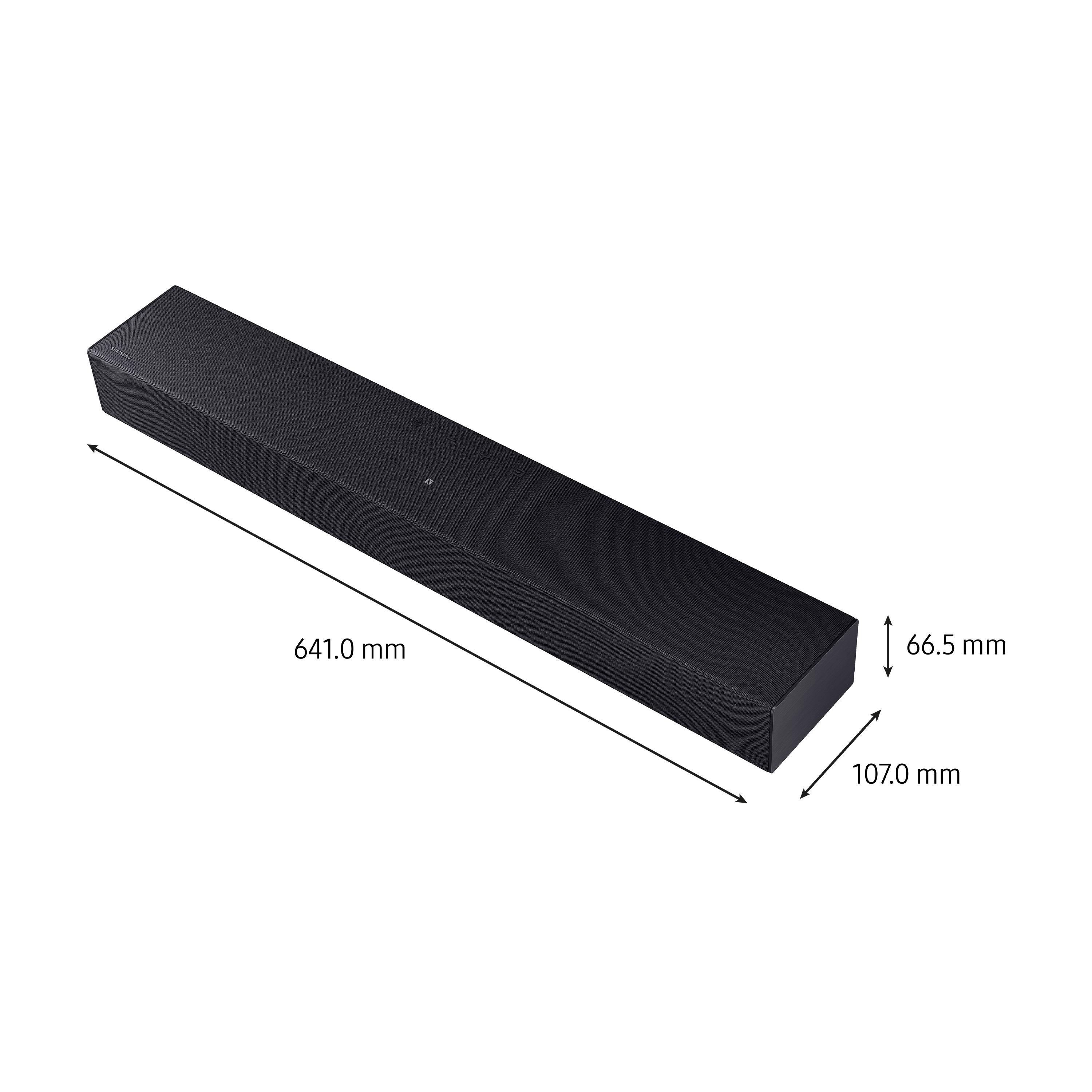 Voir la diapositive 2 : SAMSUNG Barre de son HW-B410F 2025 - Noir