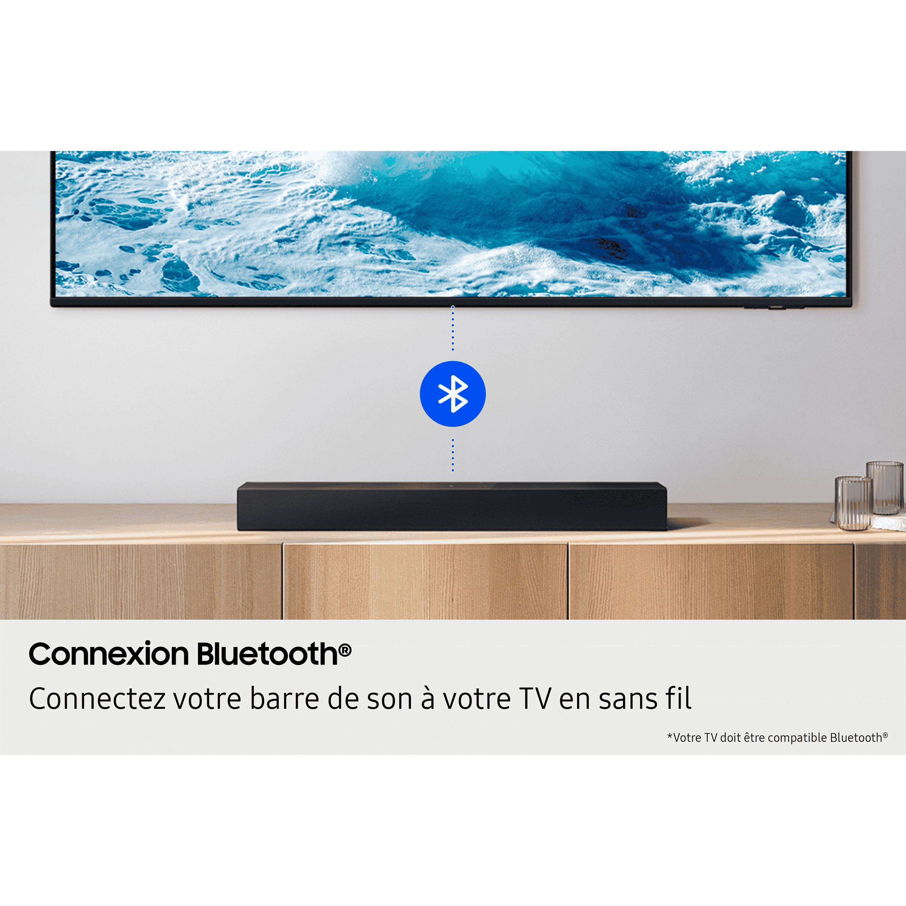 Voir la diapositive 3 : SAMSUNG Barre de son HW-B410F 2025 - Noir