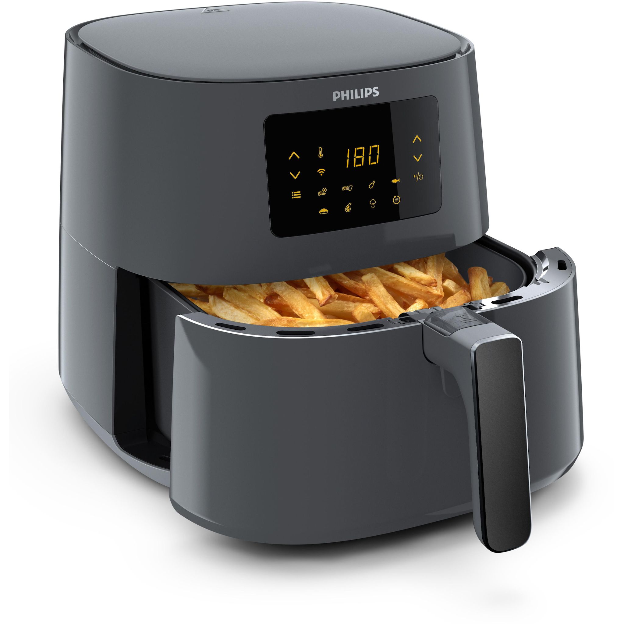 Voir la diapositive 2 : PHILIPS Friteuse Airfryer HD9280/60 - Gris