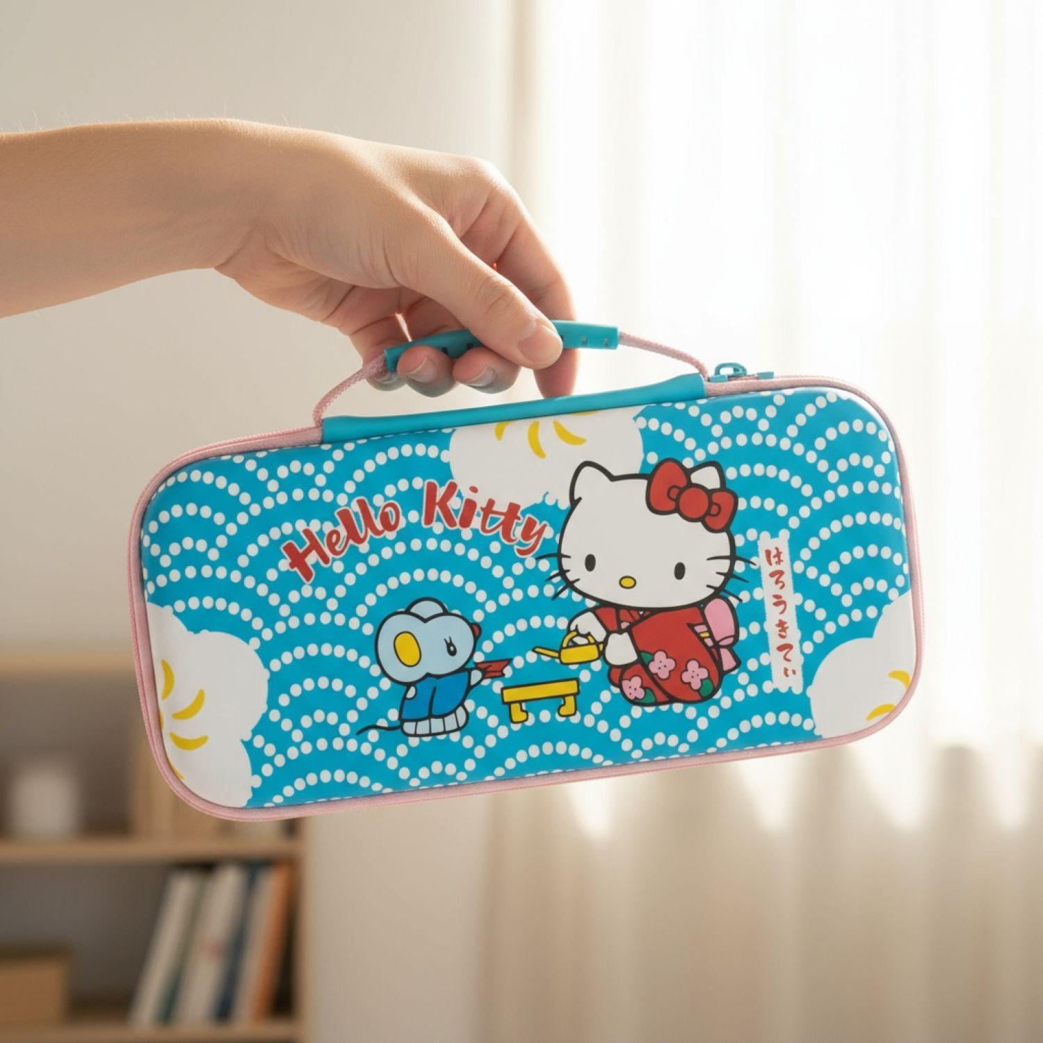 Voir la diapositive 3 : KONIX Housse de Protection Tea Hello Kitty Nintendo Switch 2