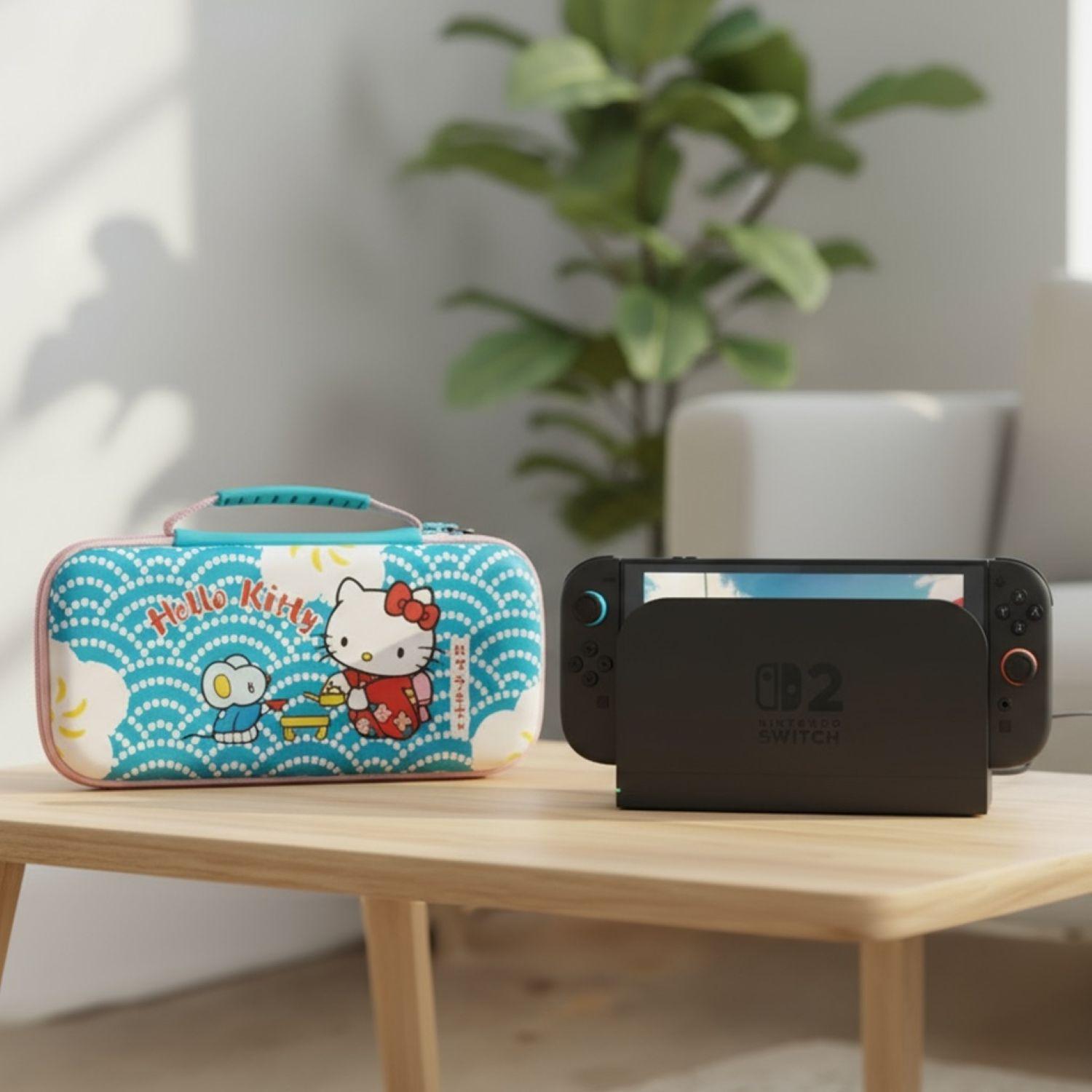 Voir la diapositive 4 : KONIX Housse de Protection Tea Hello Kitty Nintendo Switch 2