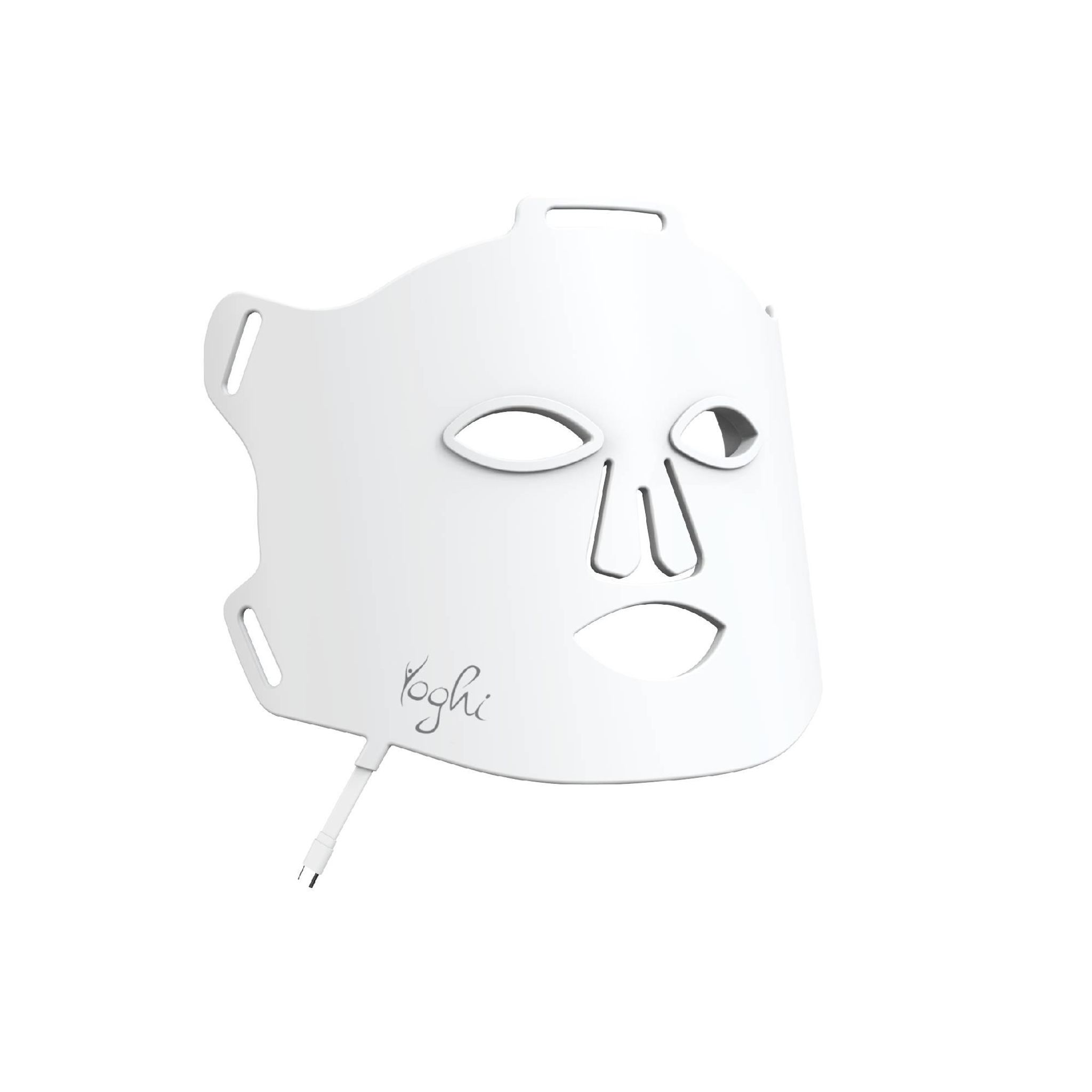 YOGHI Masque facial à luminothérapie Lune de soie - Blanc
