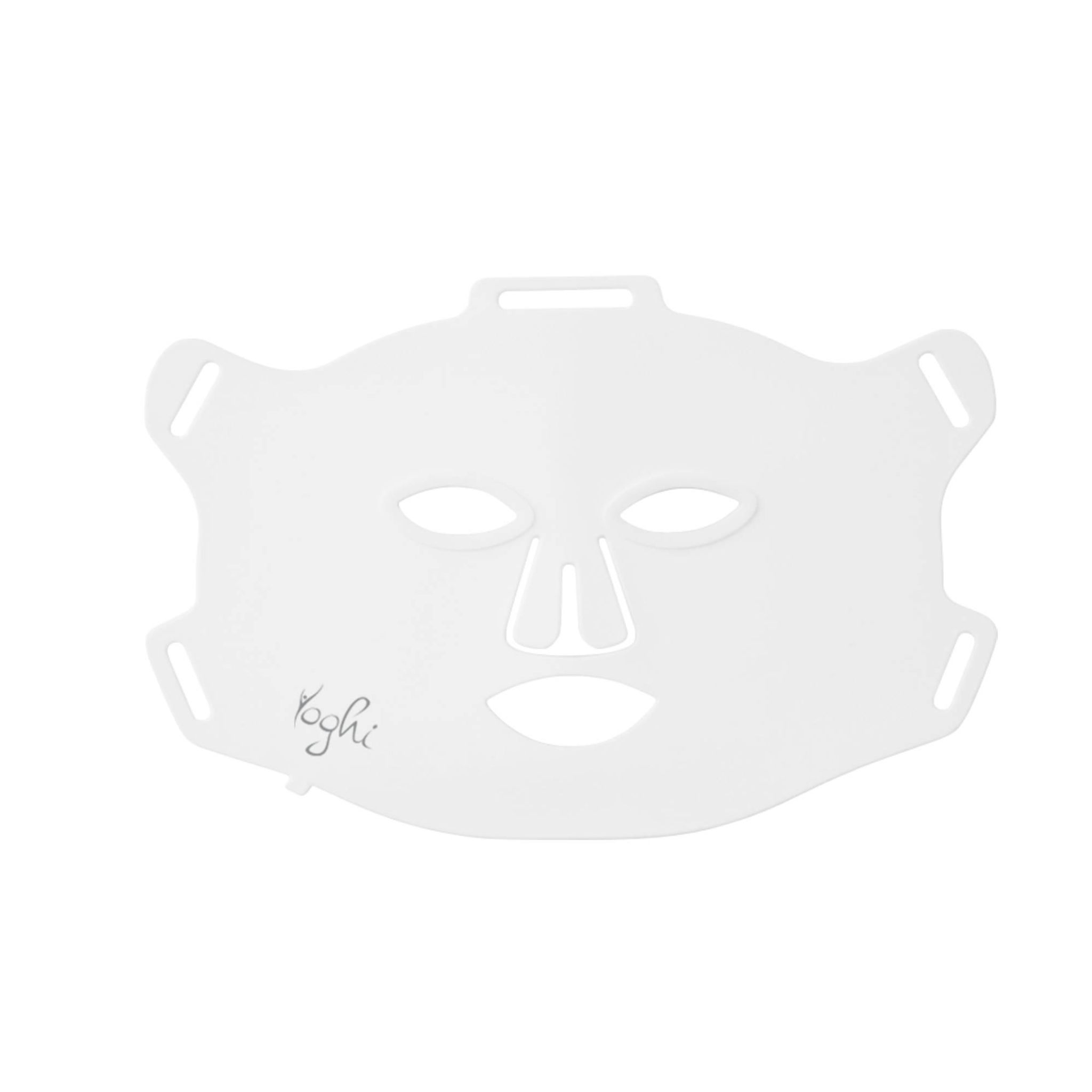 Voir la diapositive 2 : YOGHI Masque facial à luminothérapie Lune de soie - Blanc