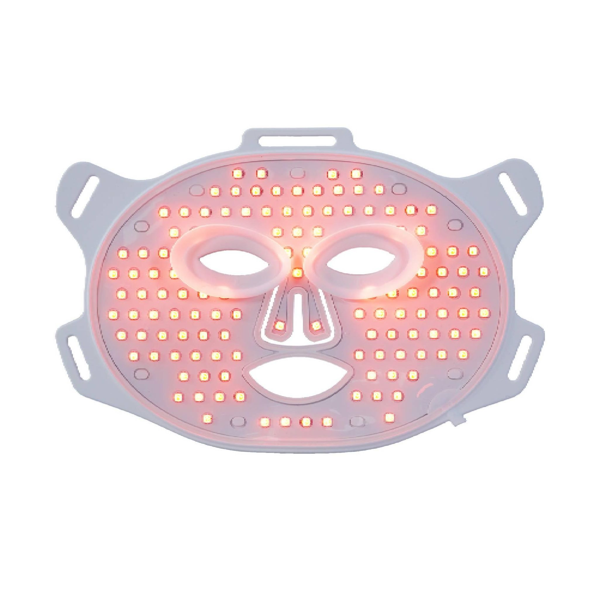 Voir la diapositive 4 : YOGHI Masque facial à luminothérapie Lune de soie - Blanc