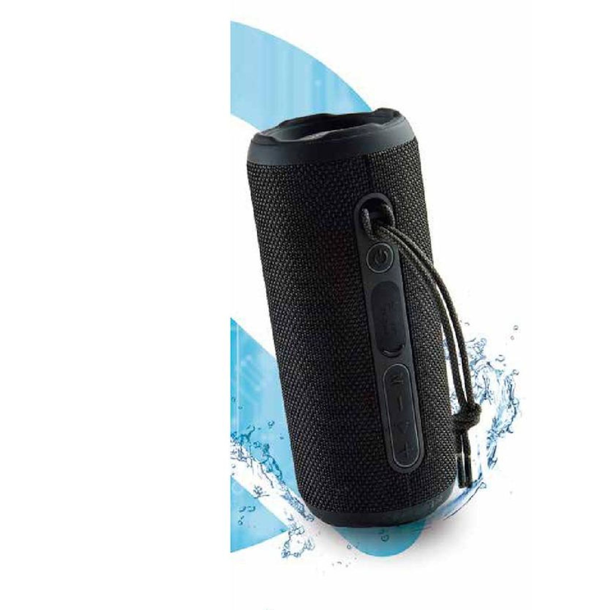 QILIVE Enceinte portable Q1603 cylindrique Bluetooth - Noir