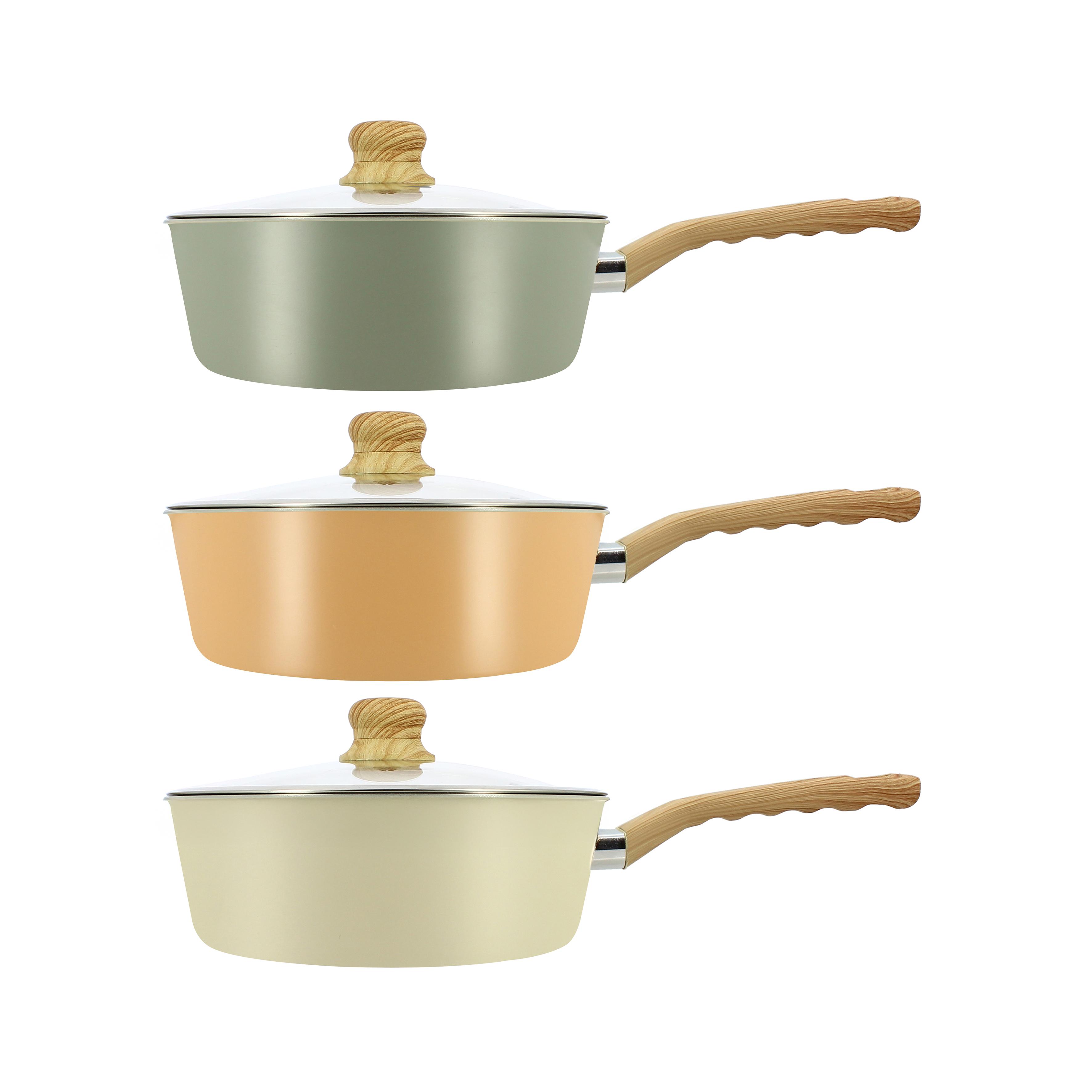 LEBRUN Sauteuse + couvercle 24cm en aluminium et inox menastyl