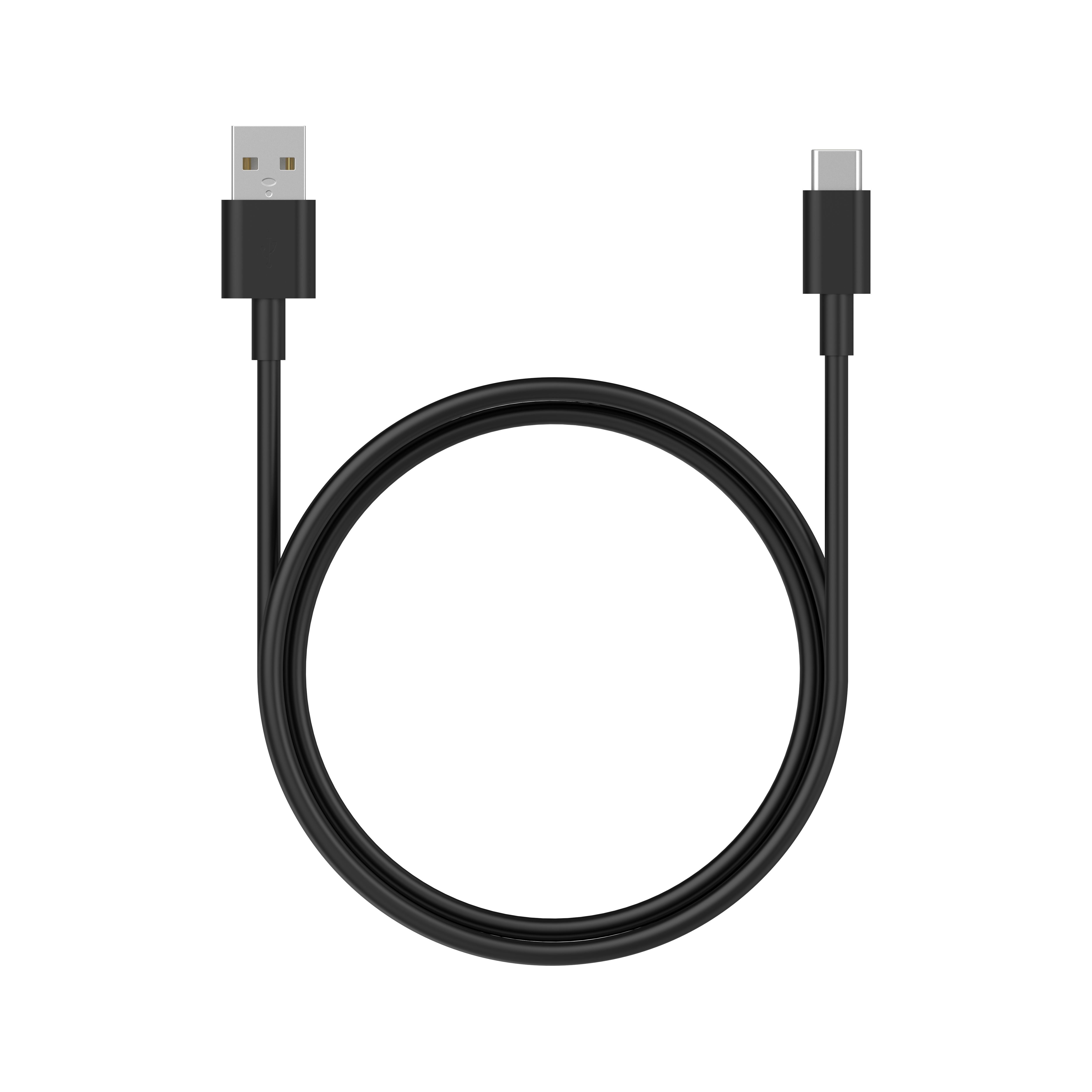 POUCE Câble de charge USB A/USB C - Noir