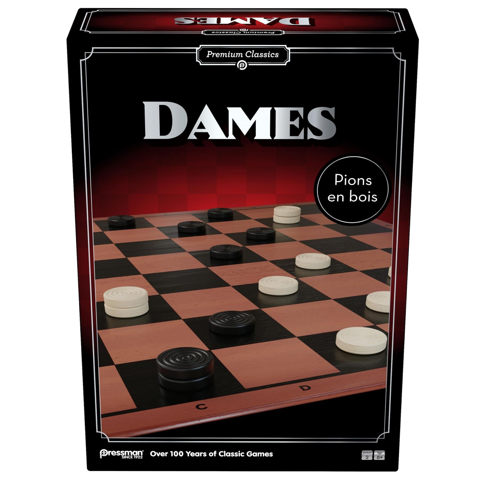 GOLIATH Jeu de dames Premium Classics