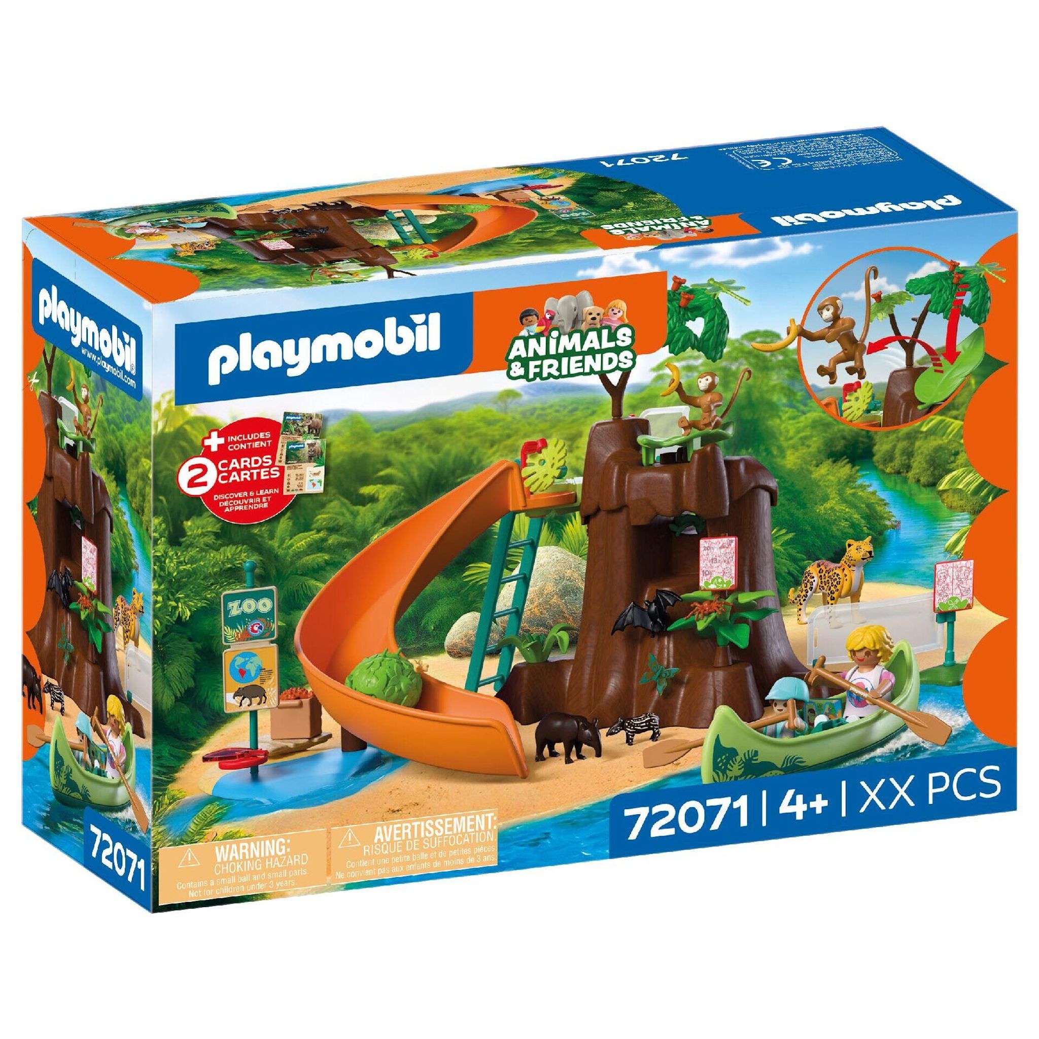PLAYMOBIL Figurine Zoo : au cœur de la jungle