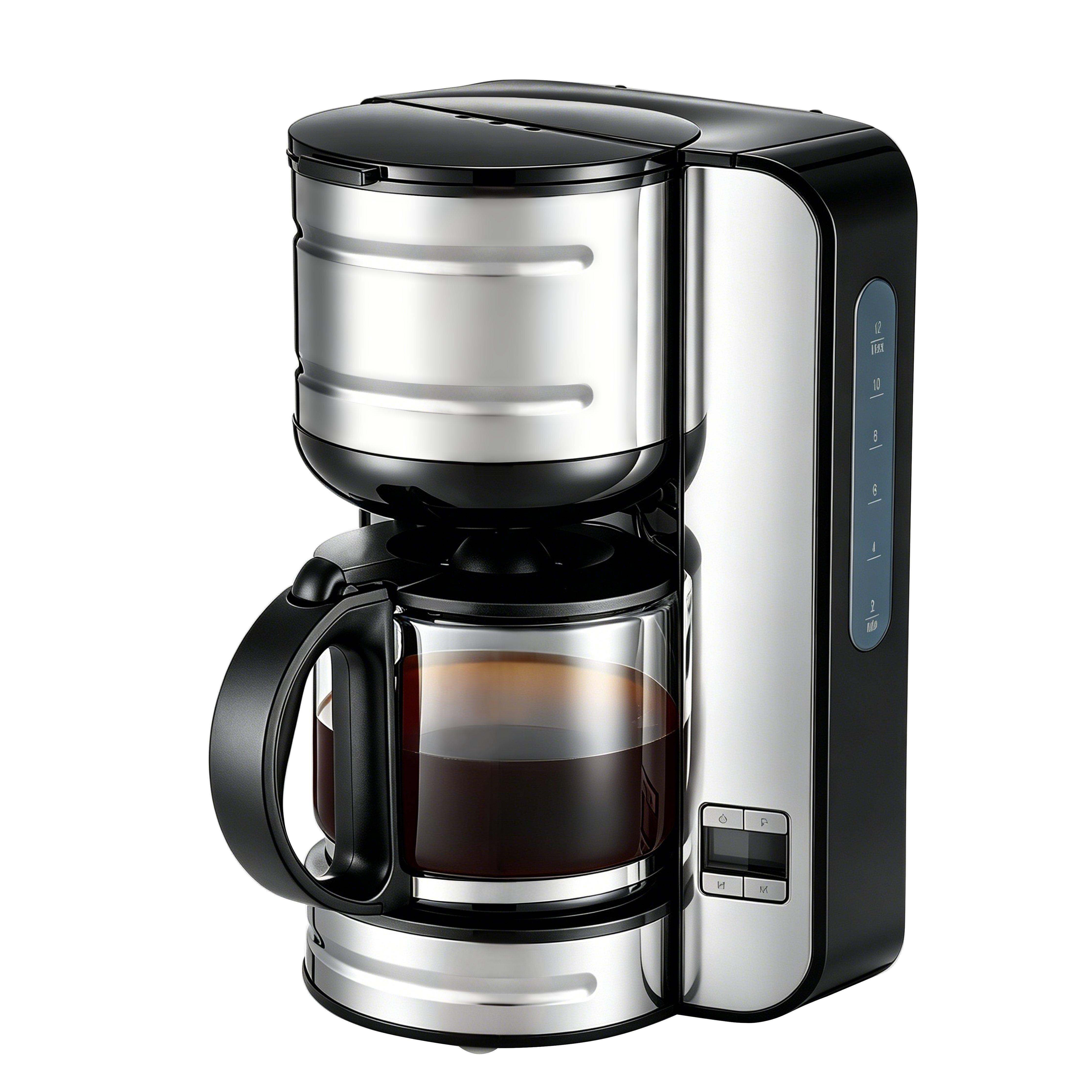 QILIVE Cafetière filtre Q.5840 - Noir et inox