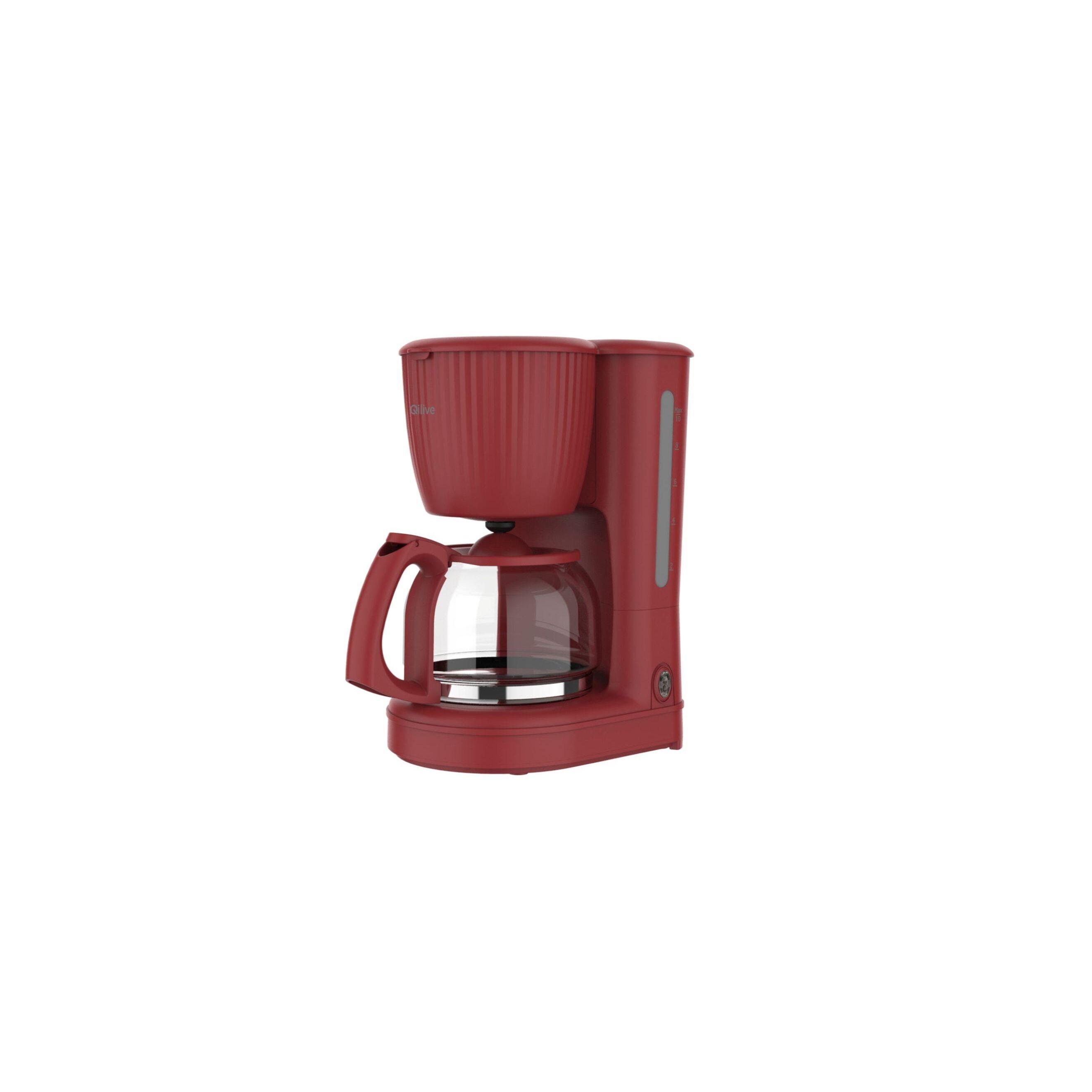 QILIVE Cafetière filtre Q.5062 - Rouge