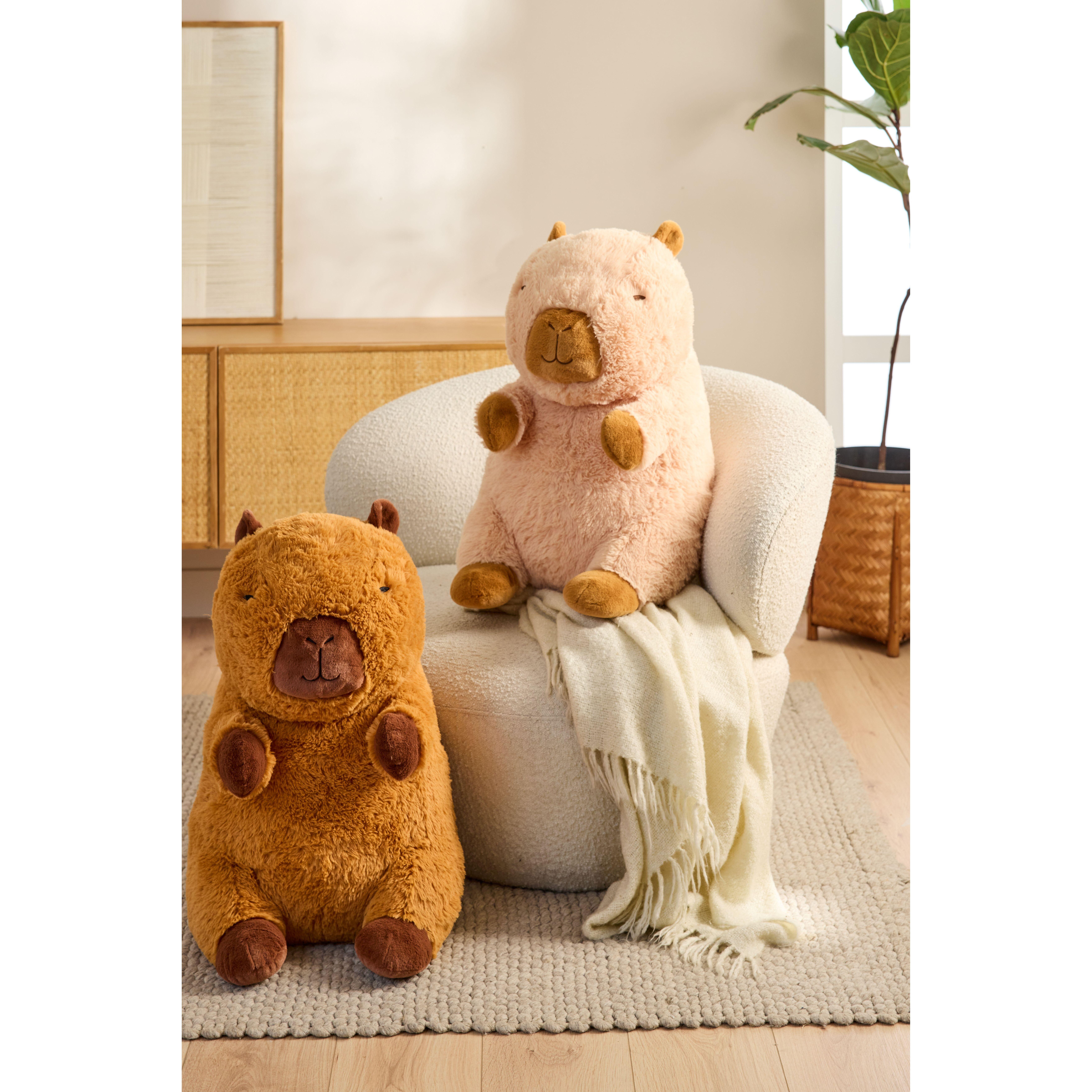 Voir la diapositive 3 : ONE TWO FUN Peluche Capybara 58 cm
