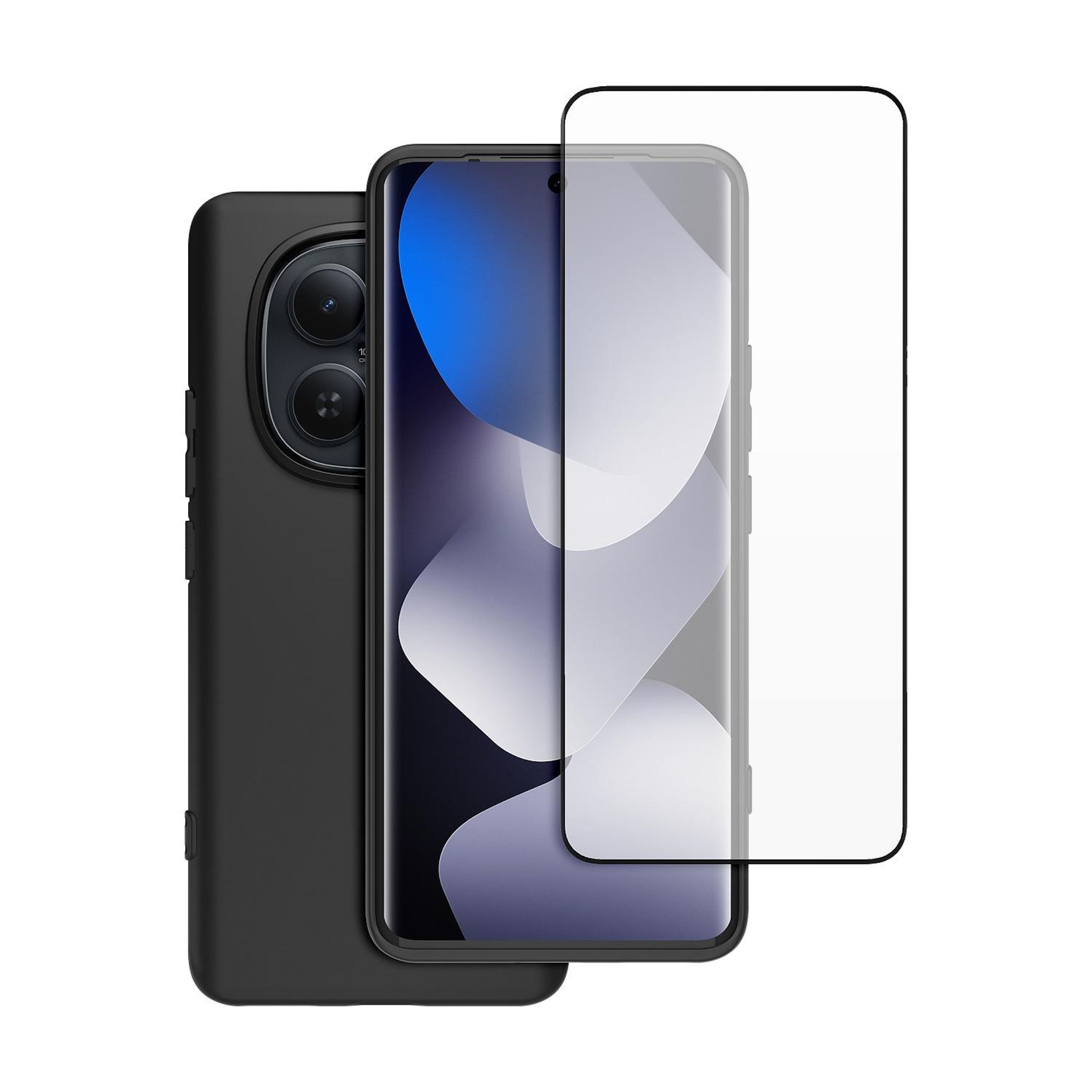 Voir la diapositive 2 : XIAOMI Coque+Verre trempé 3D pour Redmi Note 15 - Noir