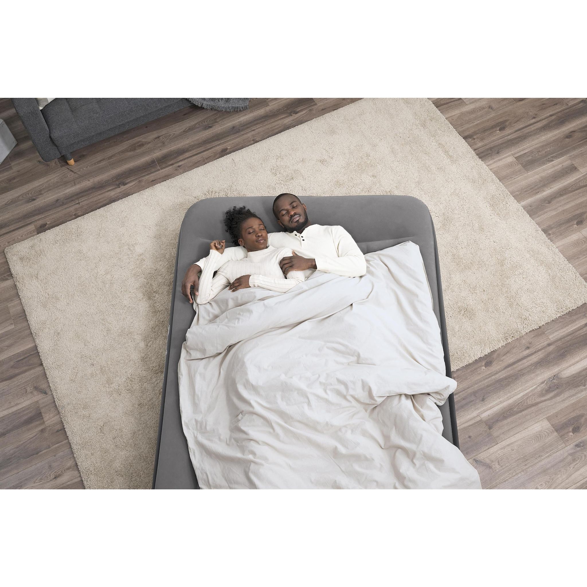 Voir la diapositive 12 : BESTWAY Matelas gonflable 2 personnes, pompe USB intégrée